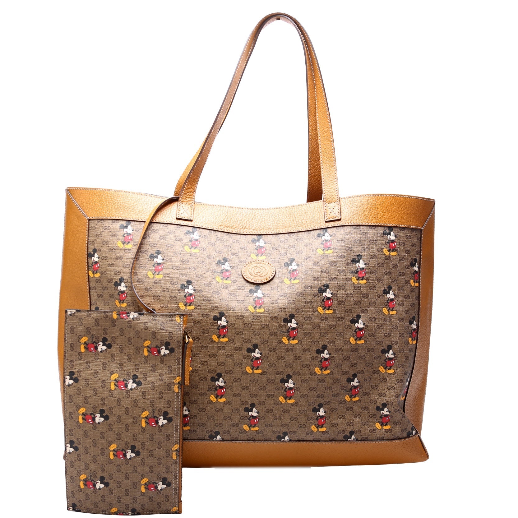 Gucci 547947 Disney Medium Tote Brown Bag