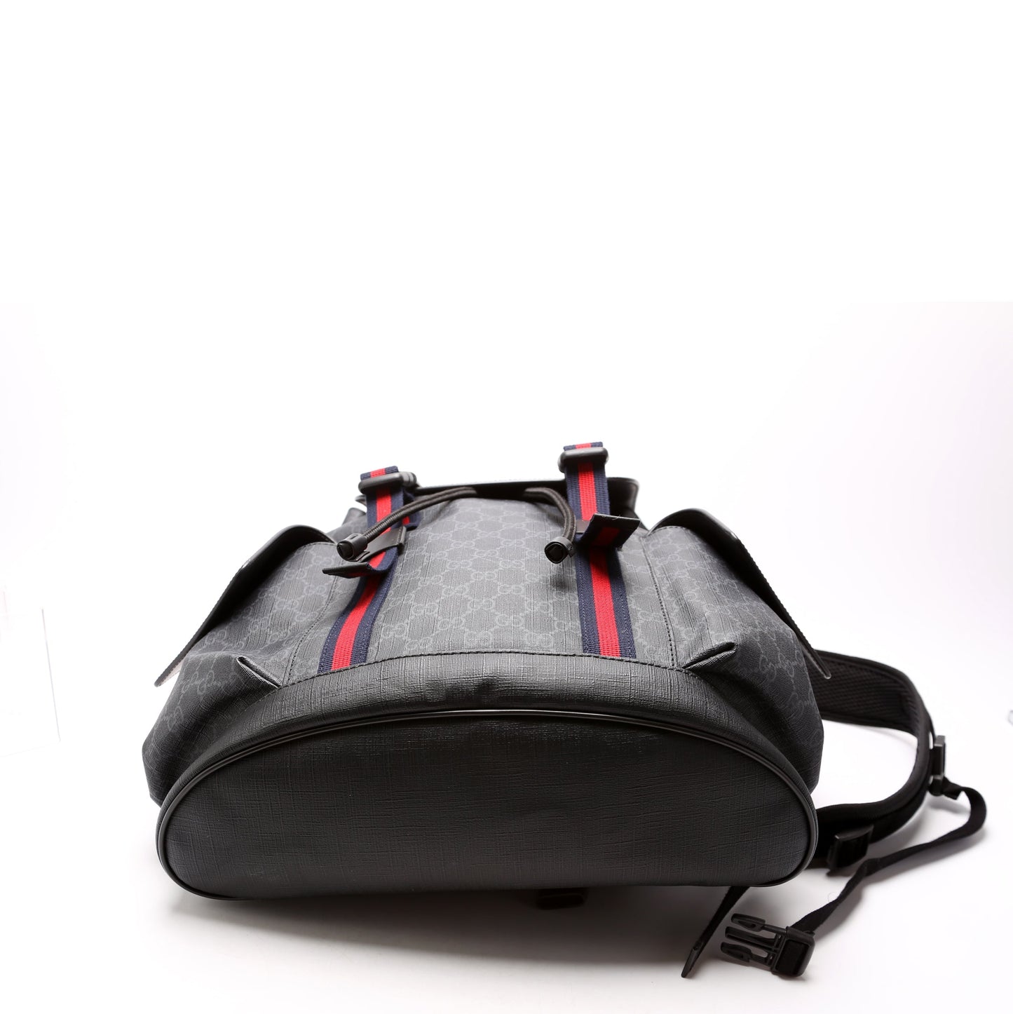 Gucci 495563 GG Supreme Backpack Black Bag