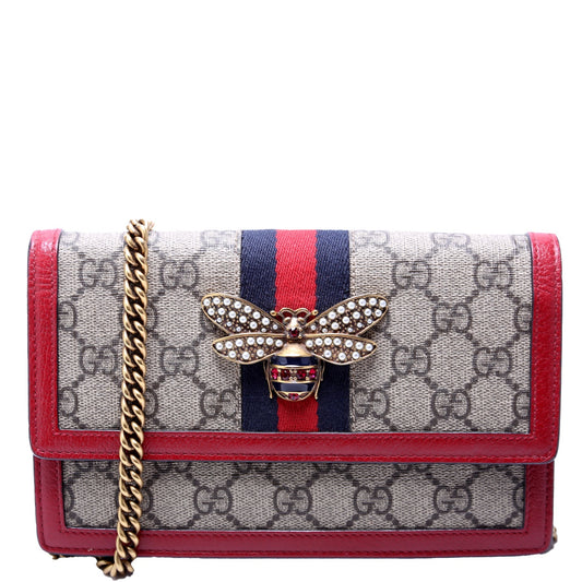 Gucci 476079 Queen Margaret WOC Red Bag