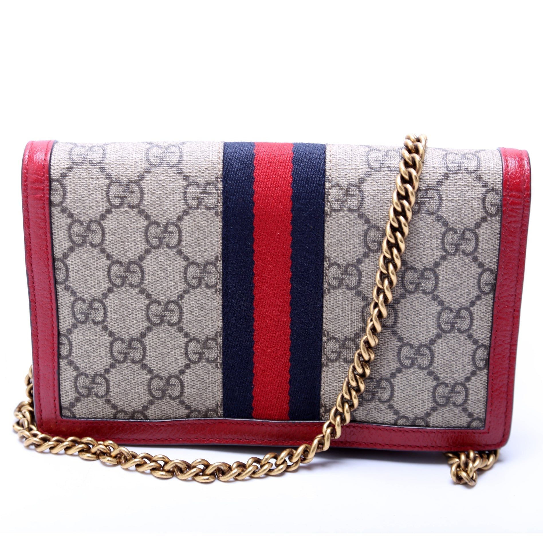 Gucci 476079 Queen Margaret WOC Red Bag