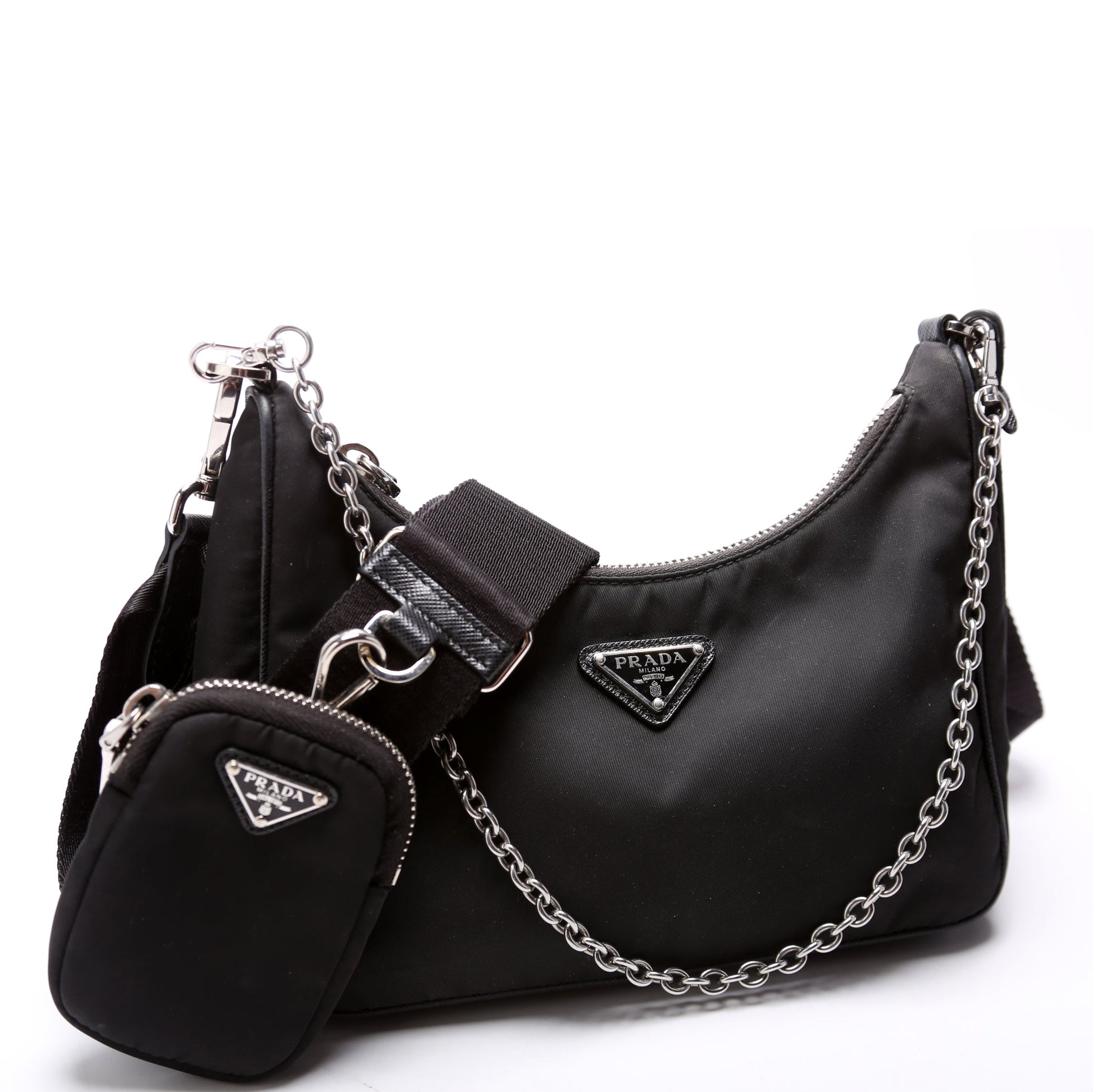 Prada Nylon Re-Edition 2005 Shoulder Black Bag - Style 5