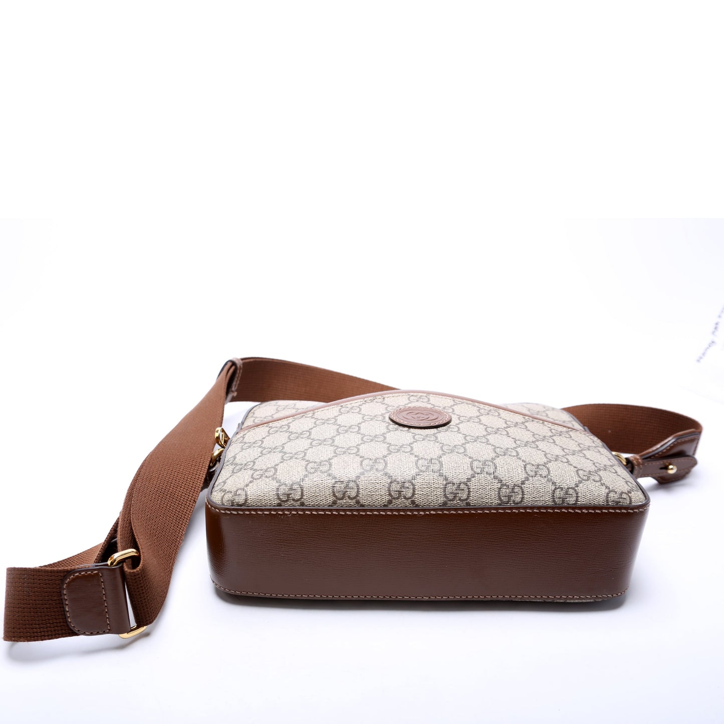 Gucci 675891 Interlocking GG Messenger Brown Bag
