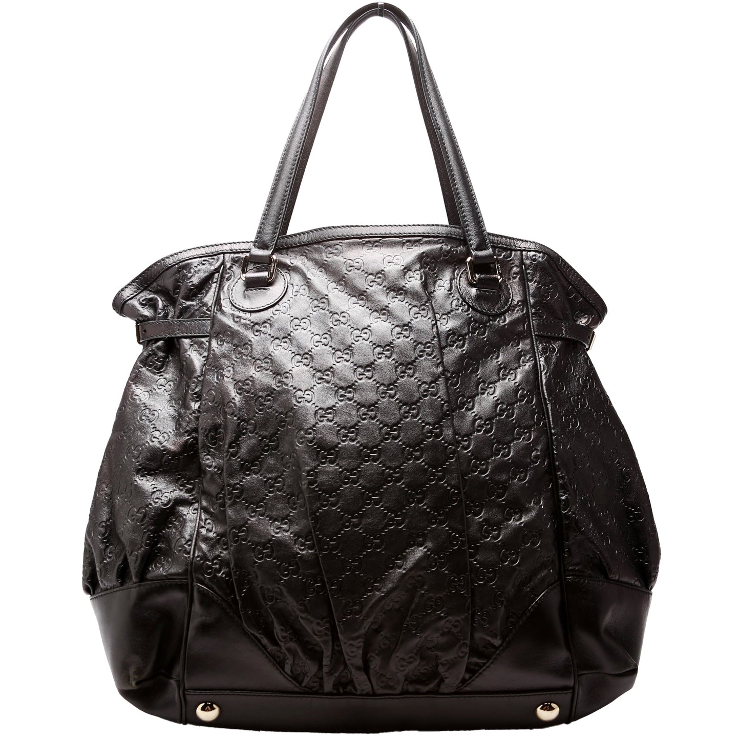 Gucci 257290 Full Moon Tote Black Bag