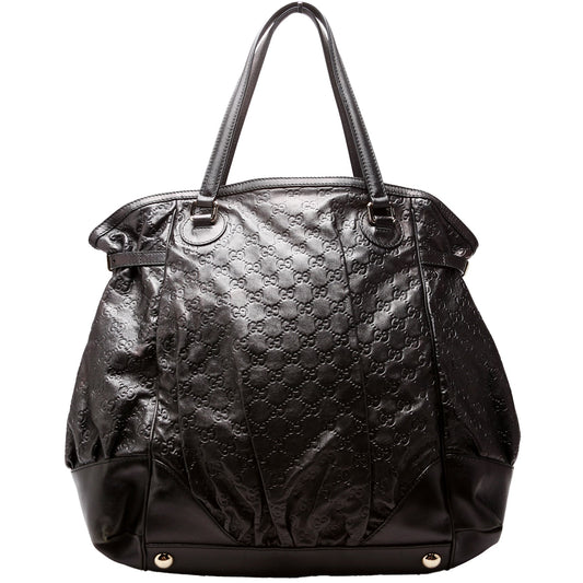Gucci 257290 Full Moon Tote Black Bag