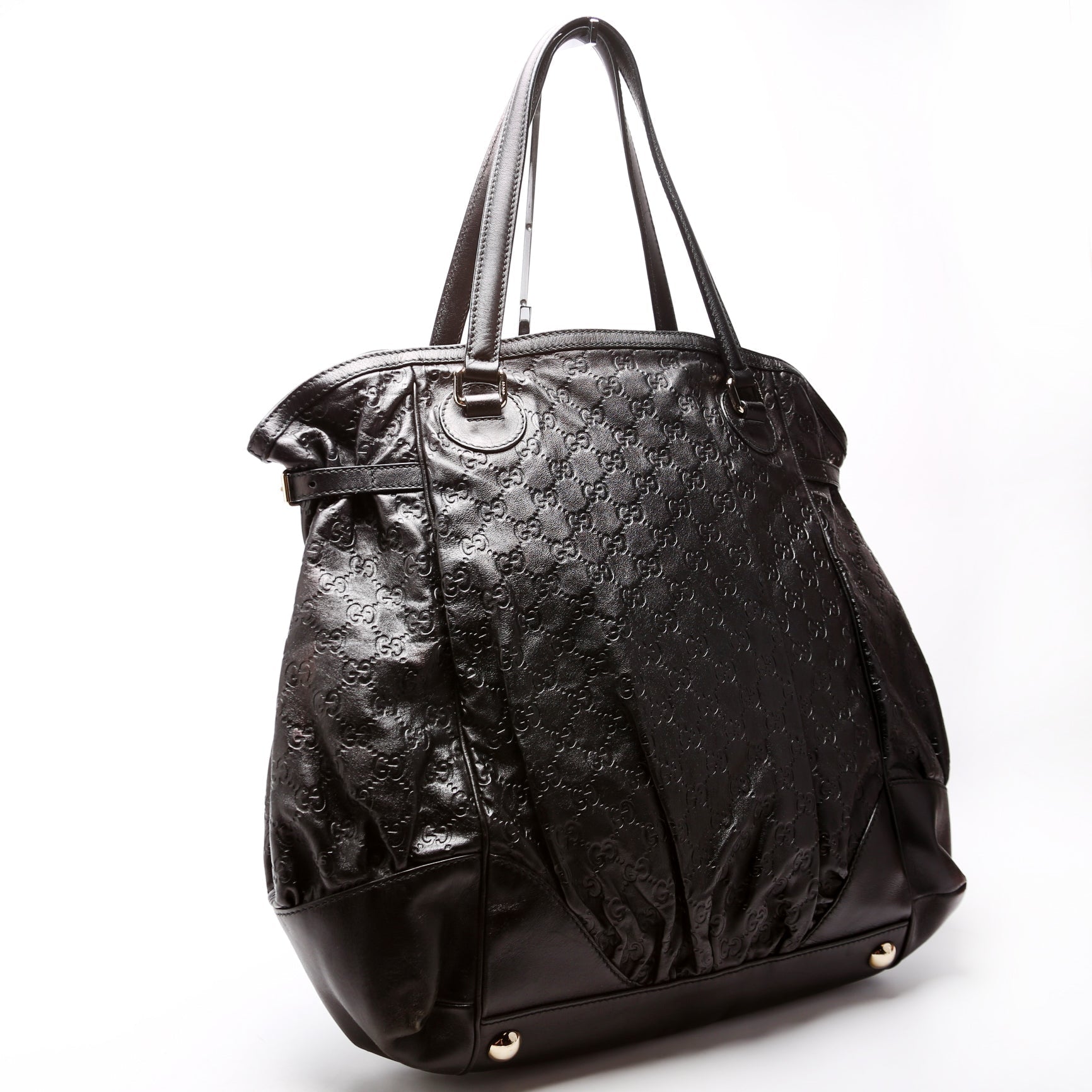 Gucci 257290 Full Moon Tote Black Bag