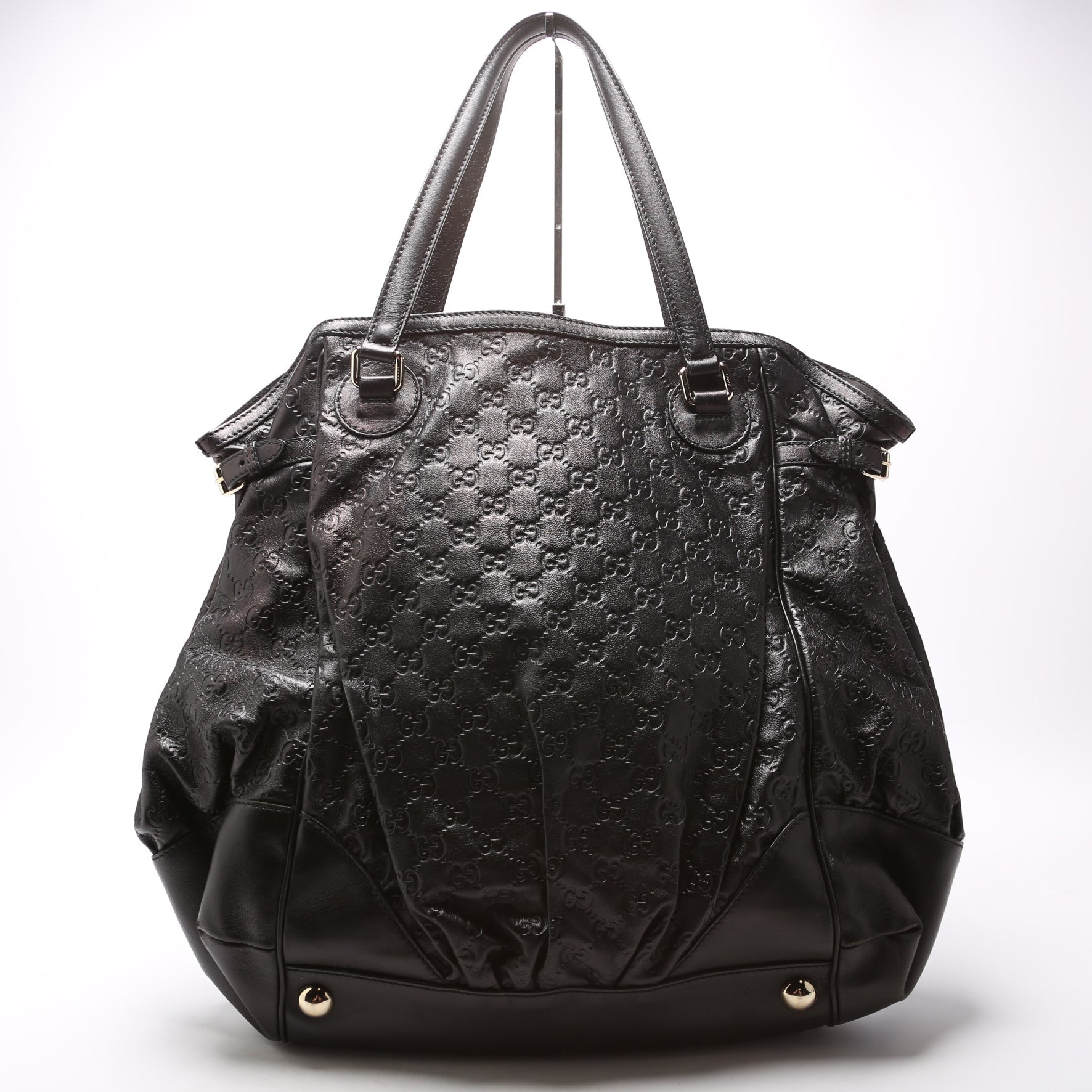 Gucci 257290 Full Moon Tote Black Bag