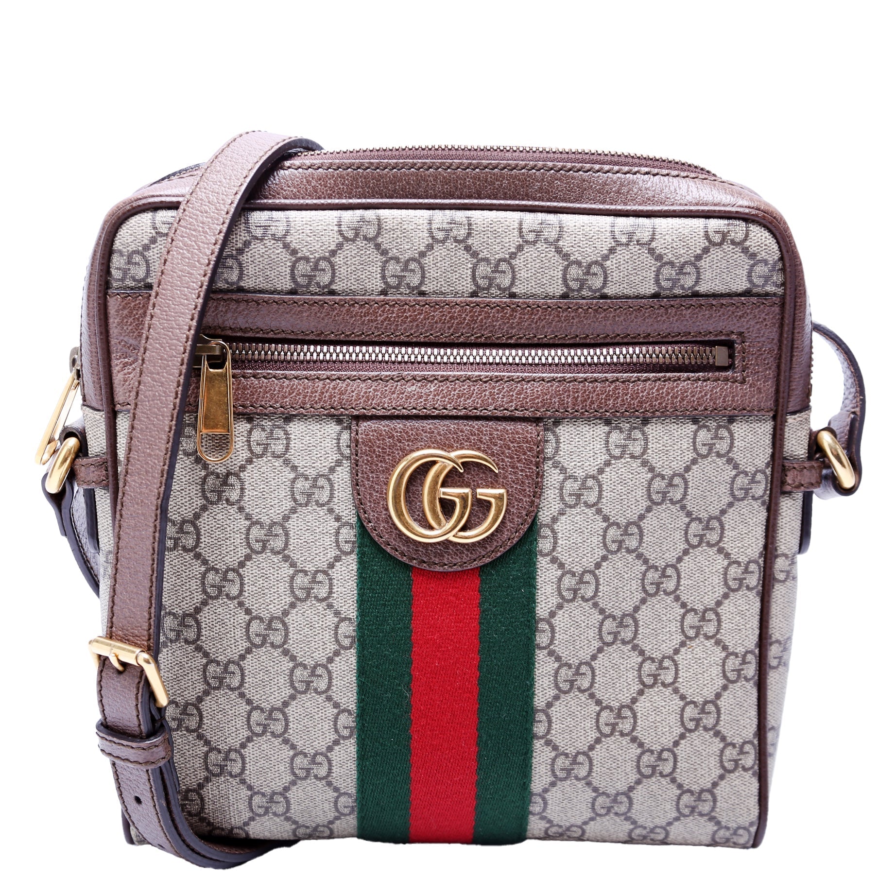Gucci 547926 Ophidia Messenger Brown Bag