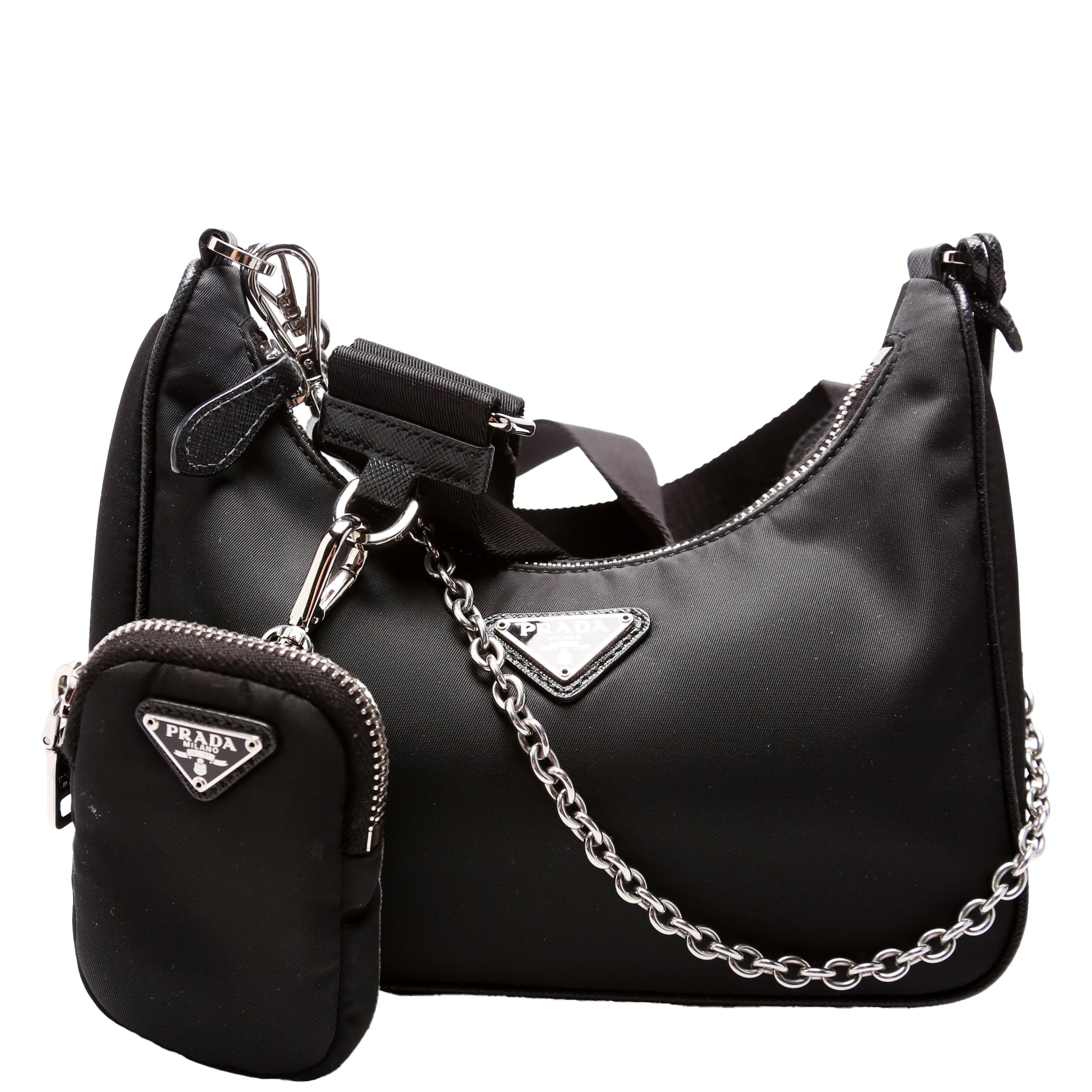 Prada Nylon Re-Edition 2005 Shoulder Black Bag