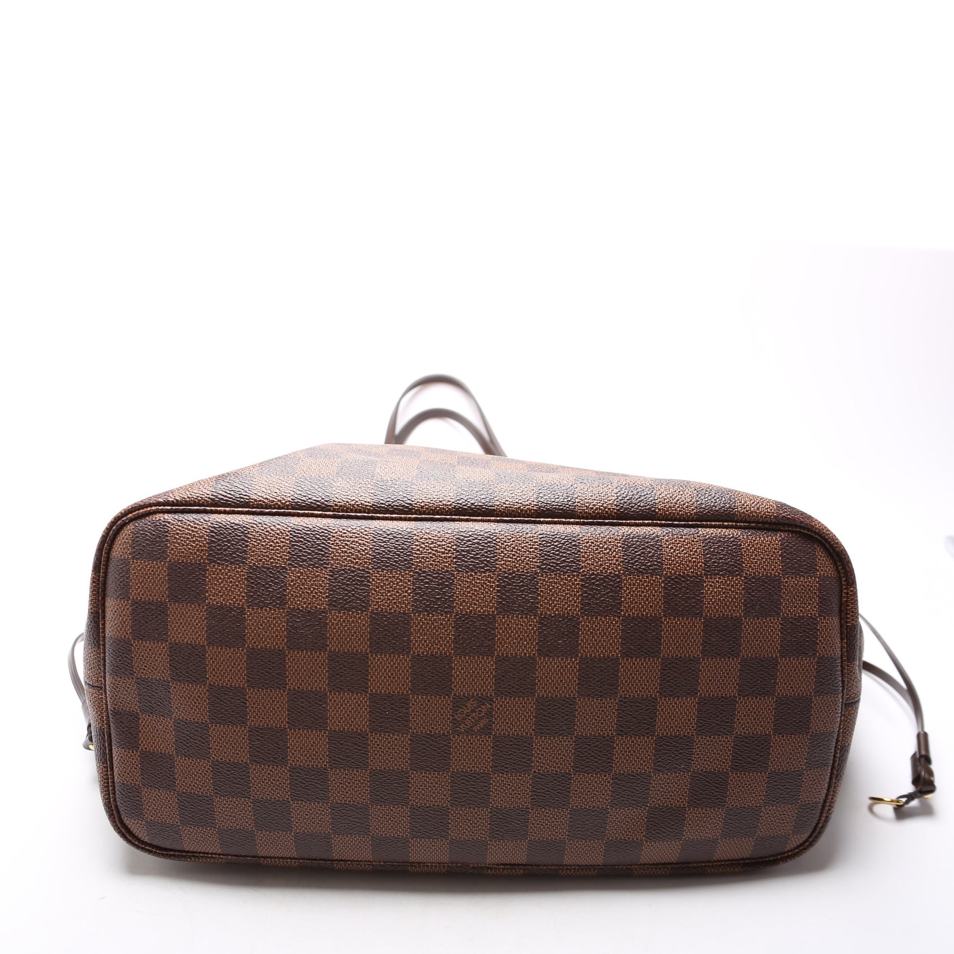 Louis Vuitton Neverfull W/Wallet MM Damier Ebene Red