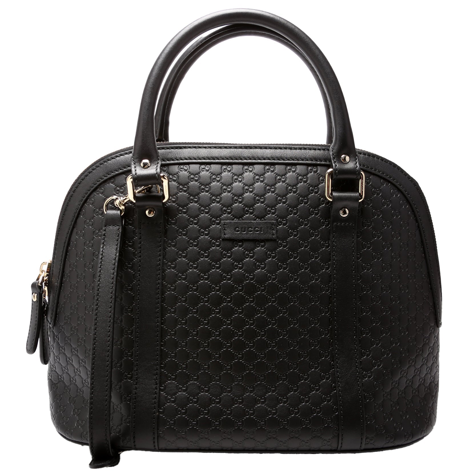 Gucci 449663 Dome Medium Black Bag