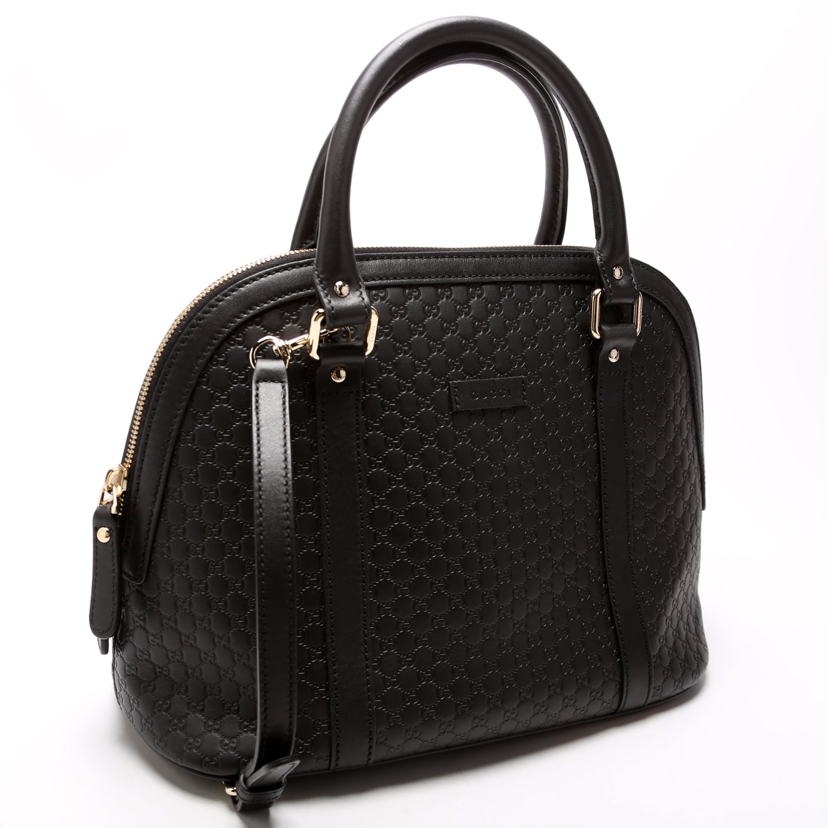 Gucci 449663 Dome Medium Black Bag