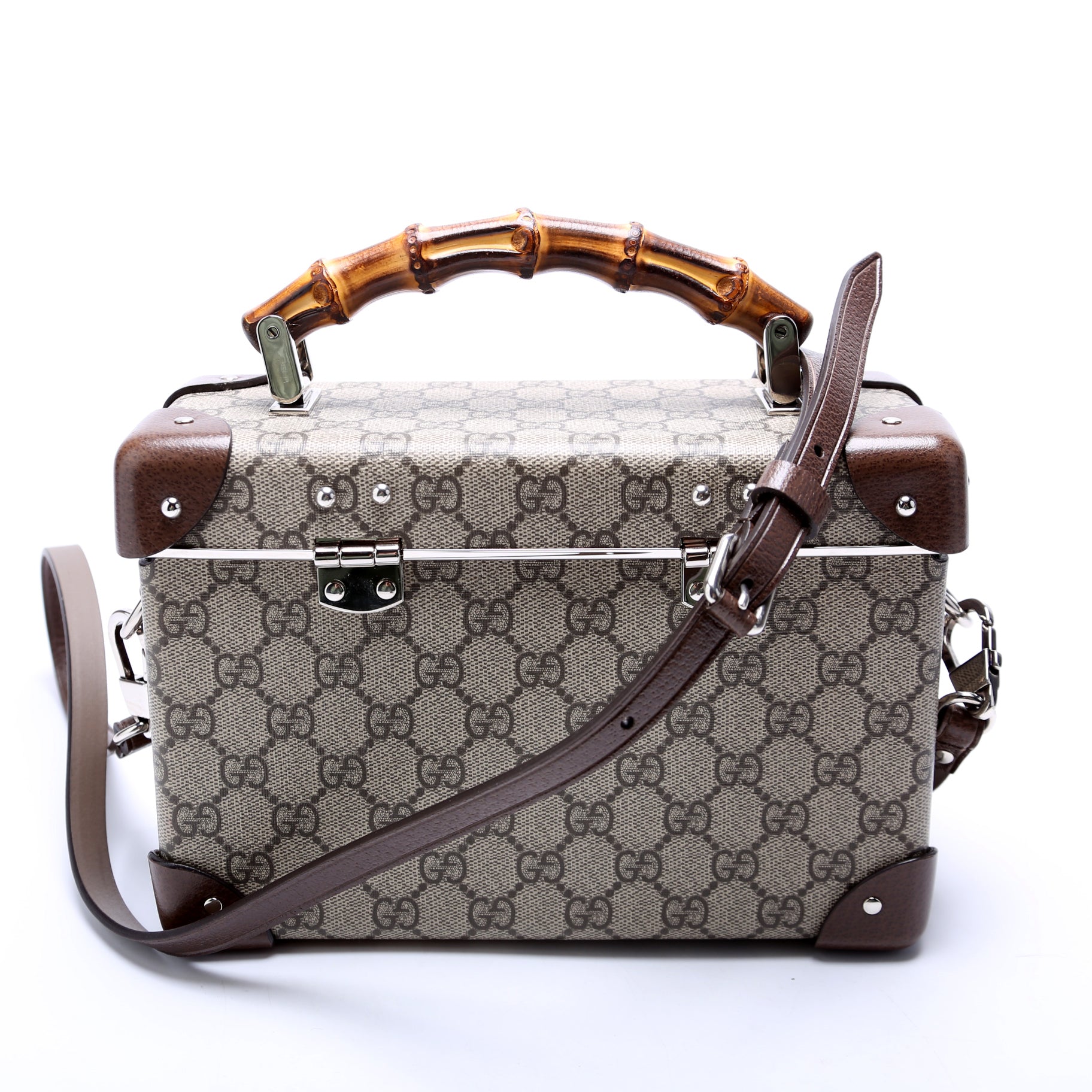 Gucci 588351 Globe Trotter Vanity Brown Bag