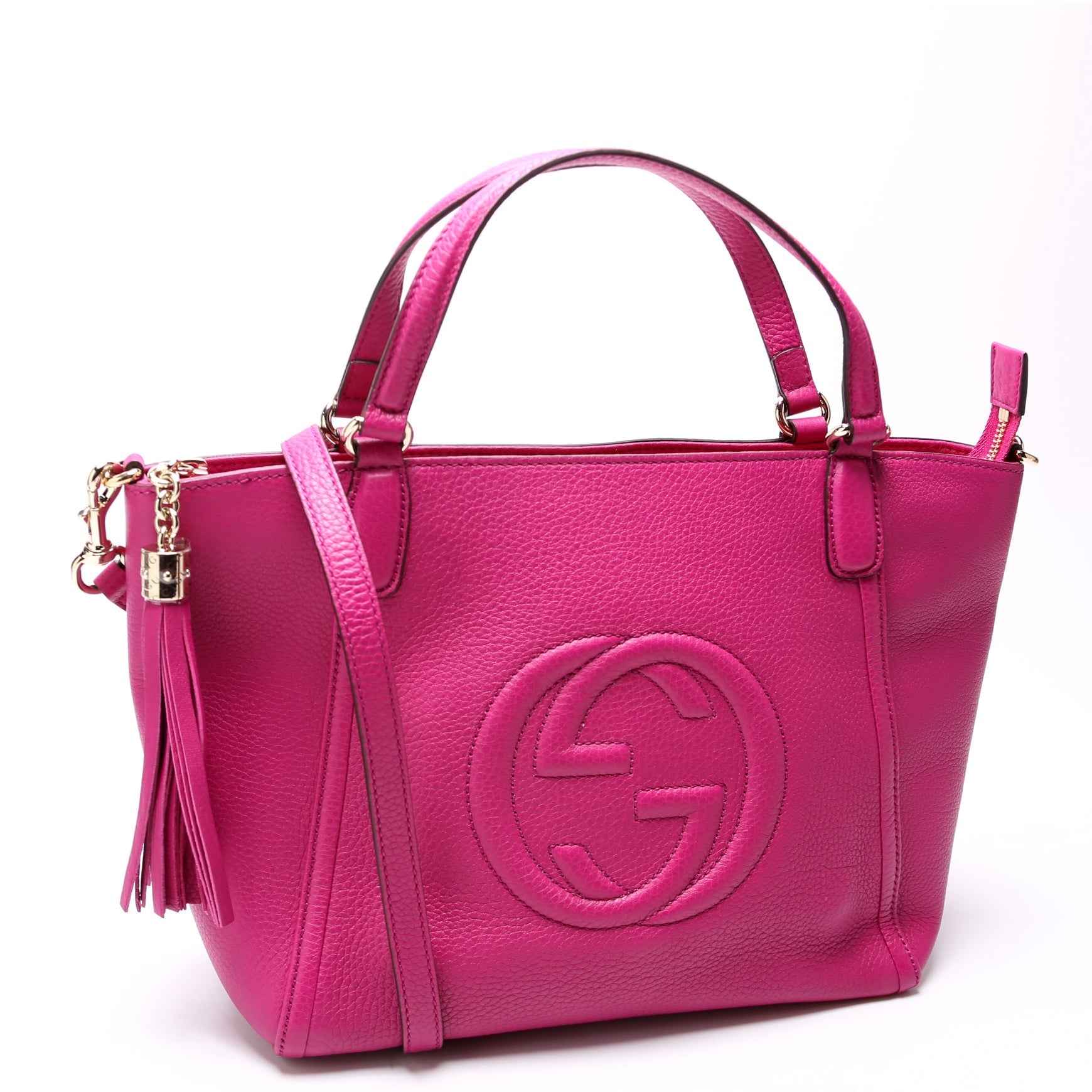 Gucci 369176 Soho Crossbody Purple Bag