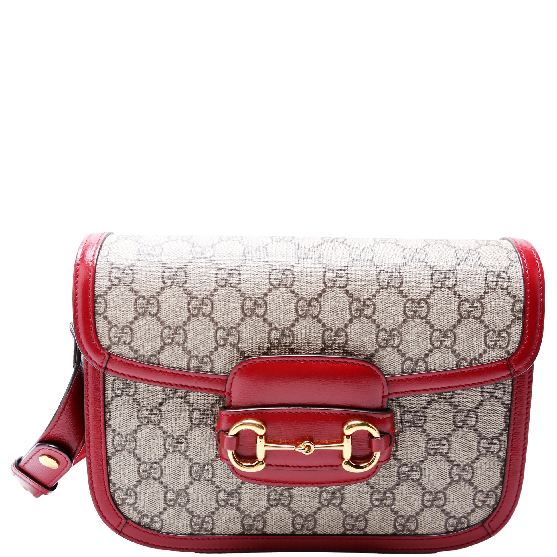 Gucci 602204 Horsebit 1955 Shoulder Red Bag
