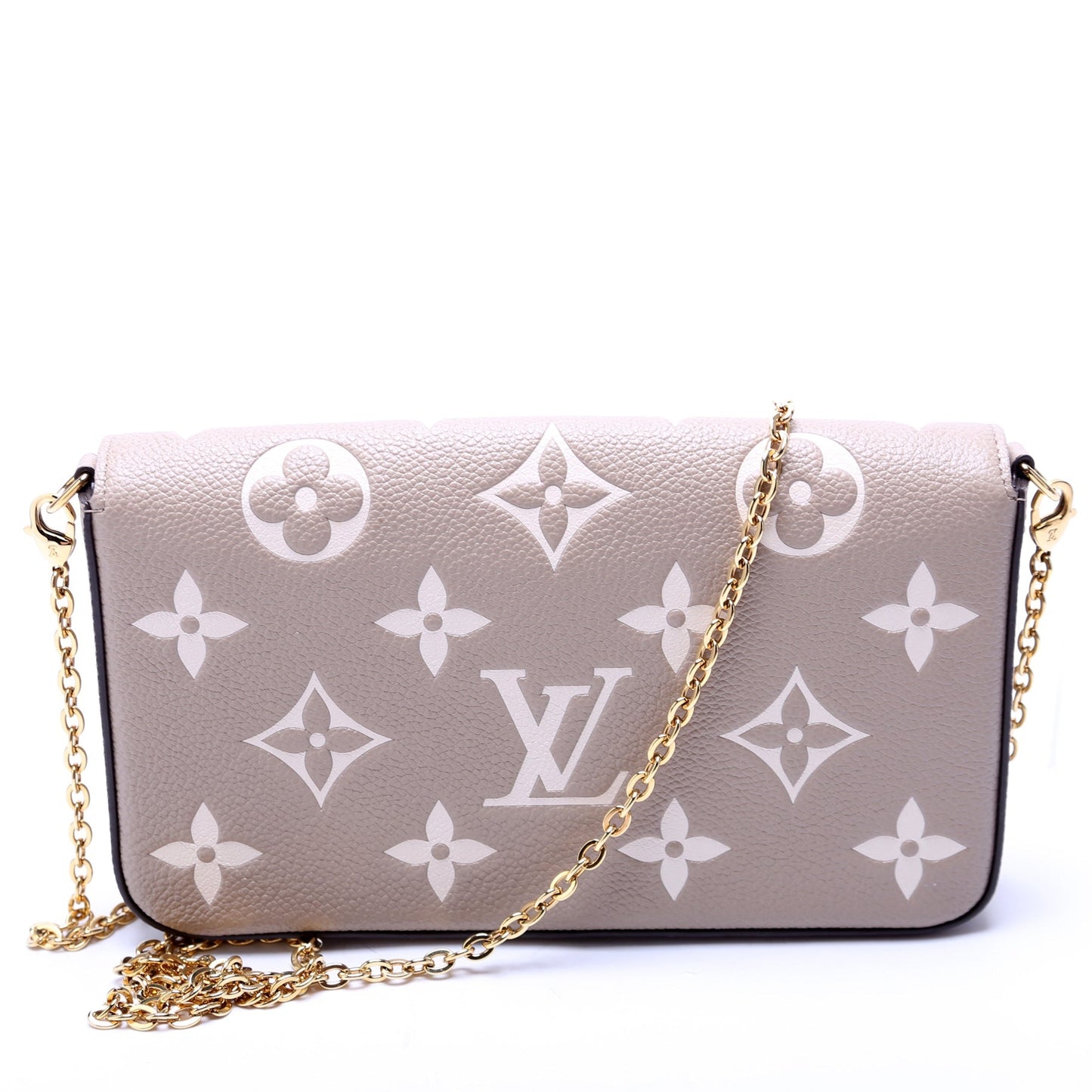 Louis Vuitton Pochette Felicie Bicolor Empreinte Beige/Cream
