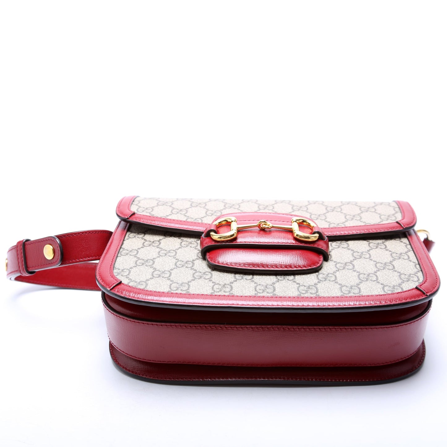 Gucci 602204 Horsebit 1955 Shoulder Red Bag