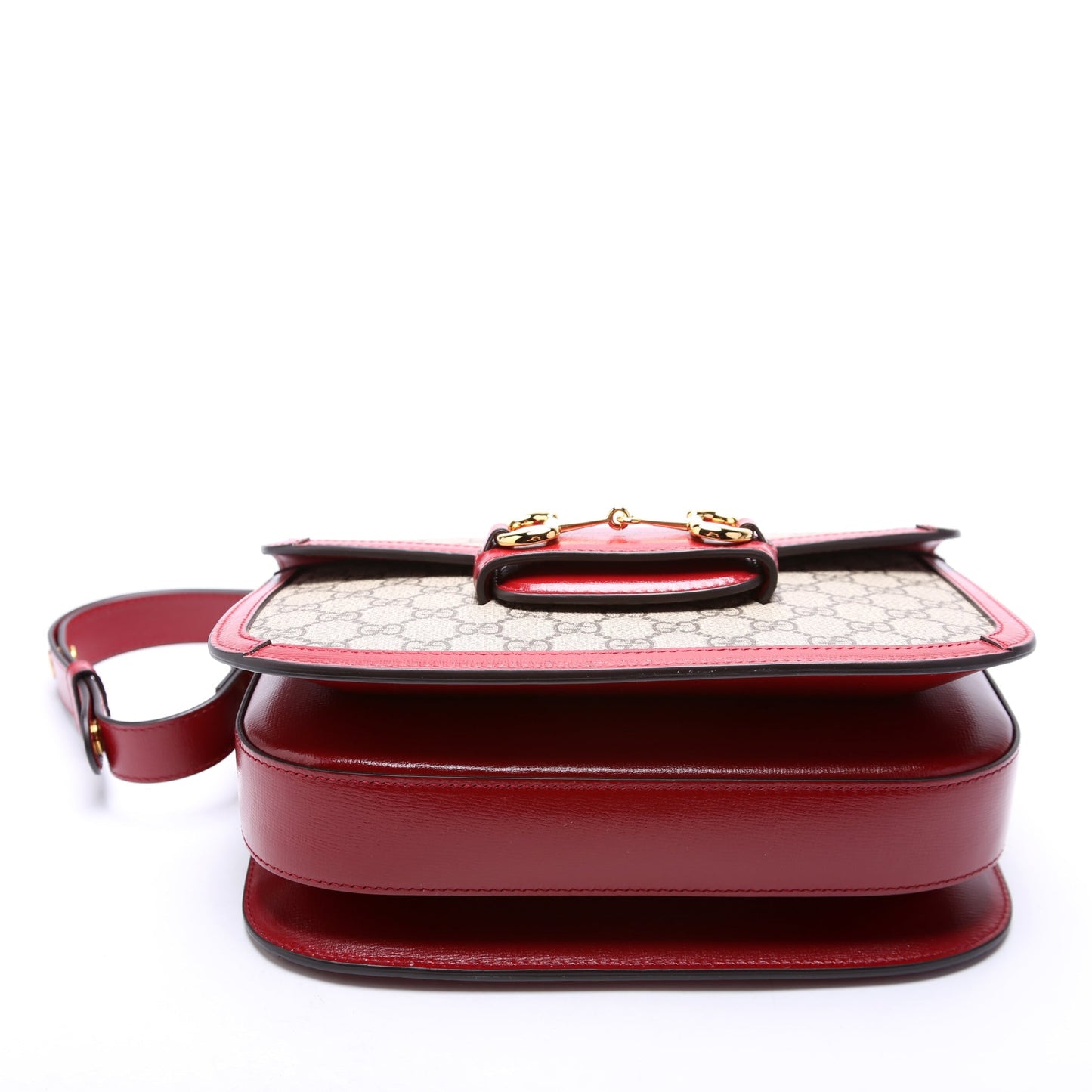 Gucci 602204 Horsebit 1955 Shoulder Red Bag