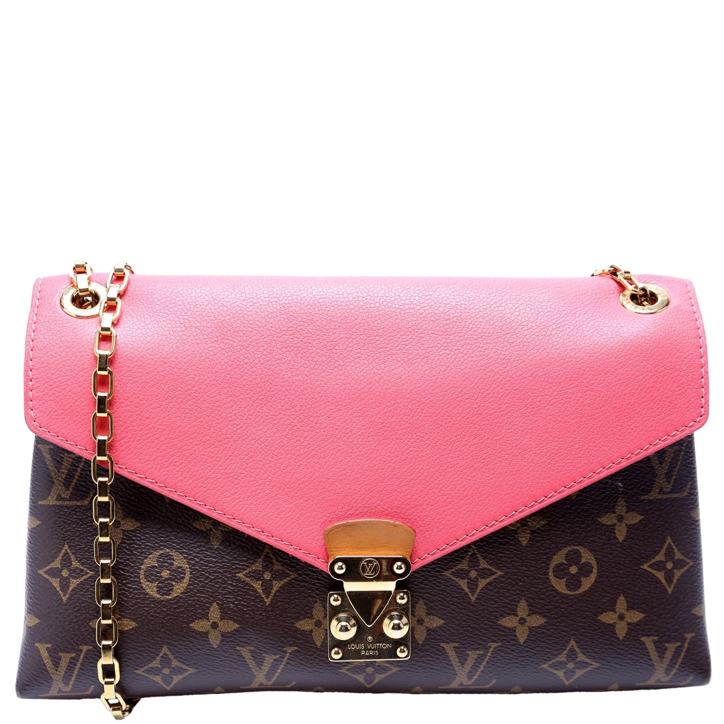 Louis Vuitton Pallas Chain Monogram Salmon