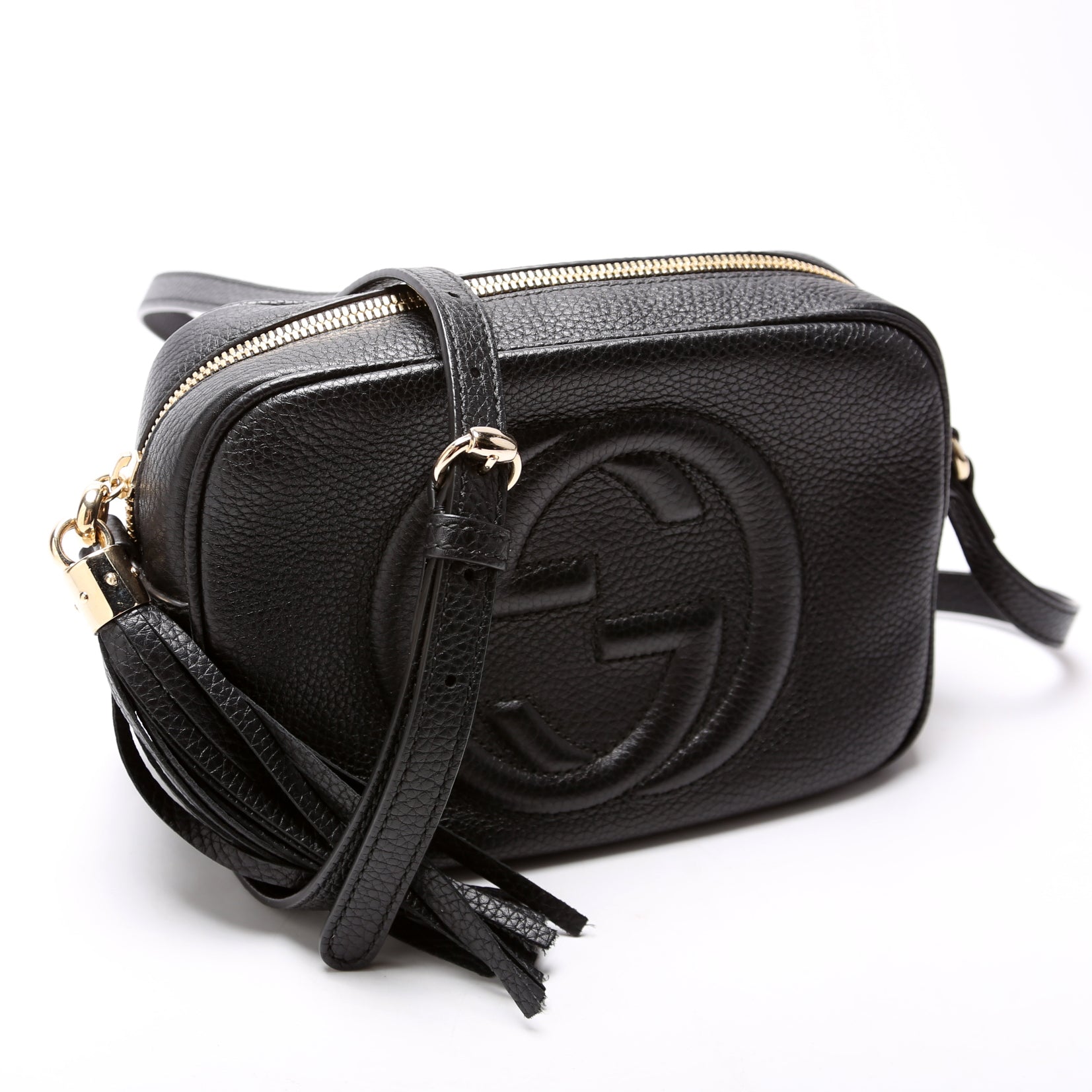 Gucci 308364 Soho Disco Crossbody Black Bag