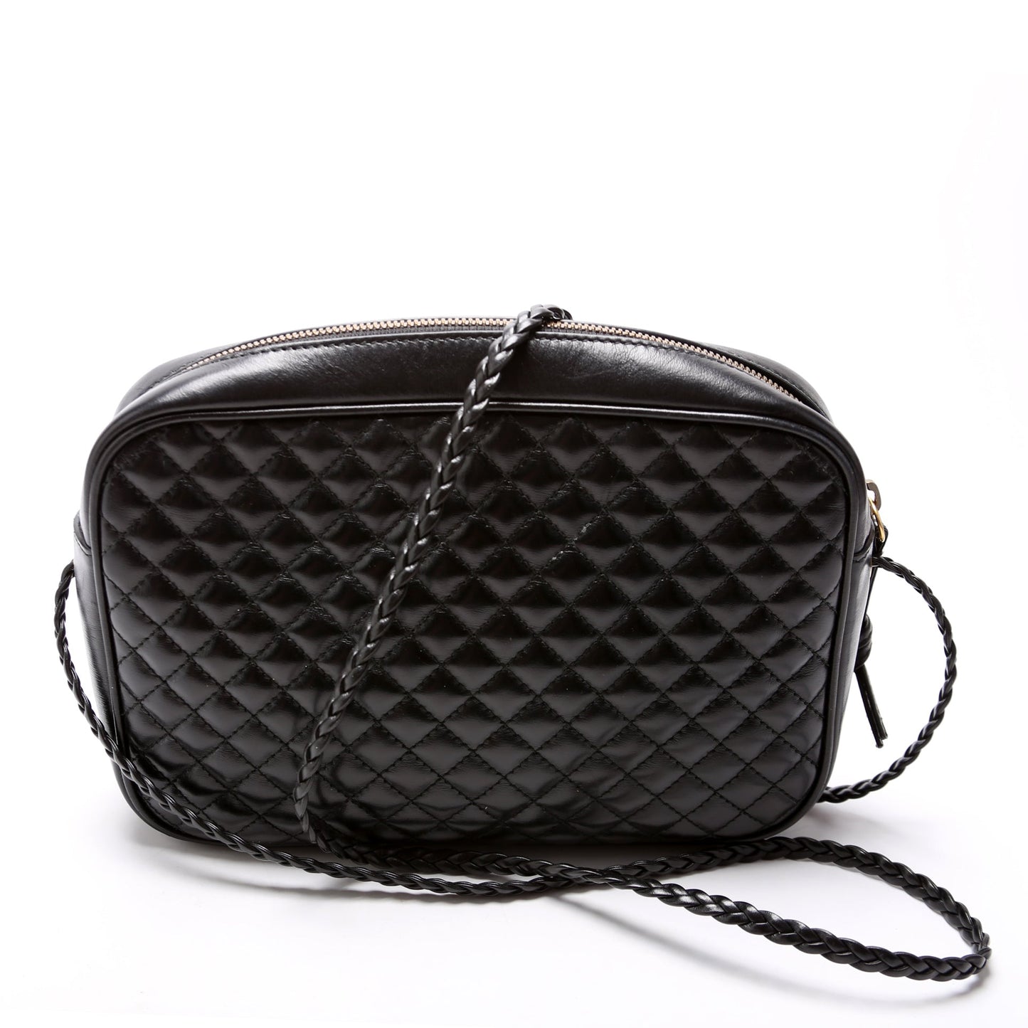Gucci 541051 Trapuntata Leather Small Black Bag