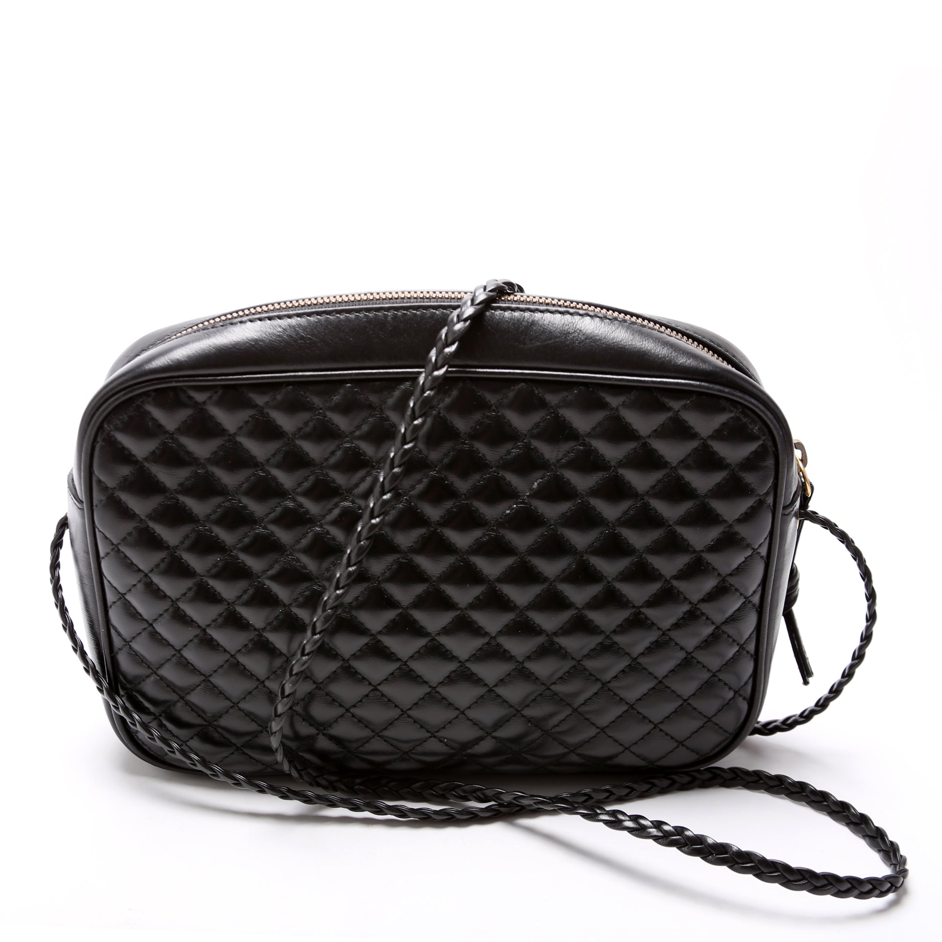 Gucci 541051 Trapuntata Leather Small Black Bag