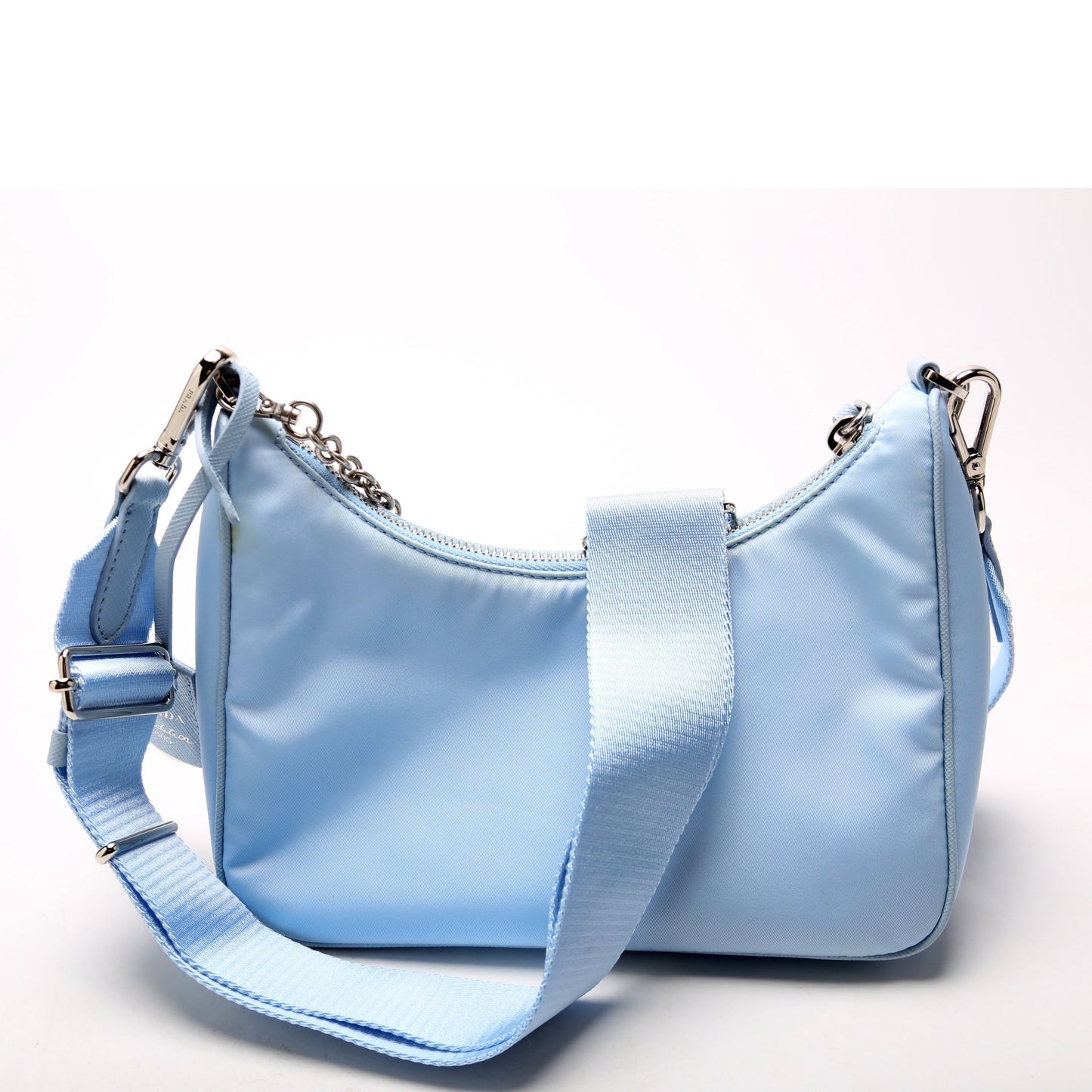 Prada Nylon Re-Edition 2005 Shoulder Blue Bag