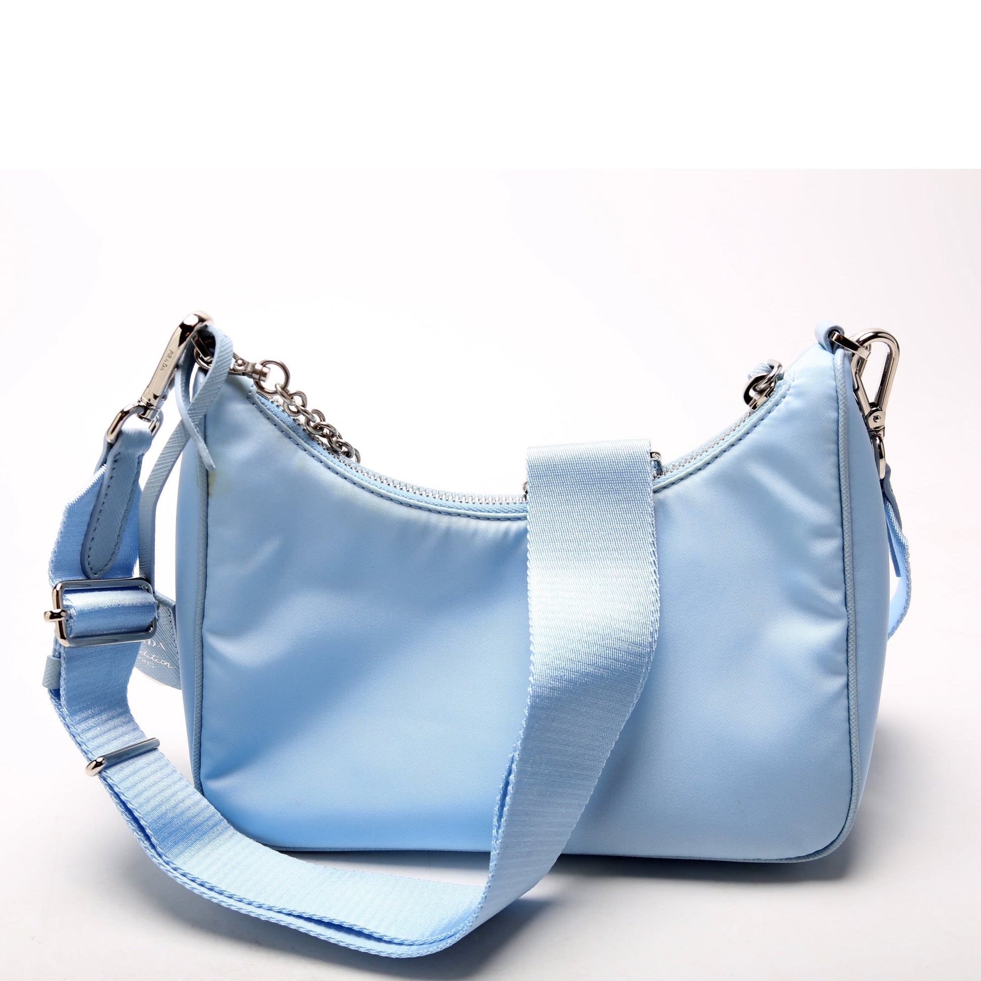 Prada Nylon Re-Edition 2005 Shoulder Blue Bag