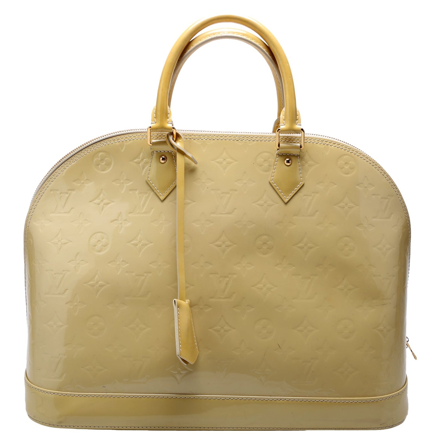 Louis Vuitton Alma GM Vernis Yellow