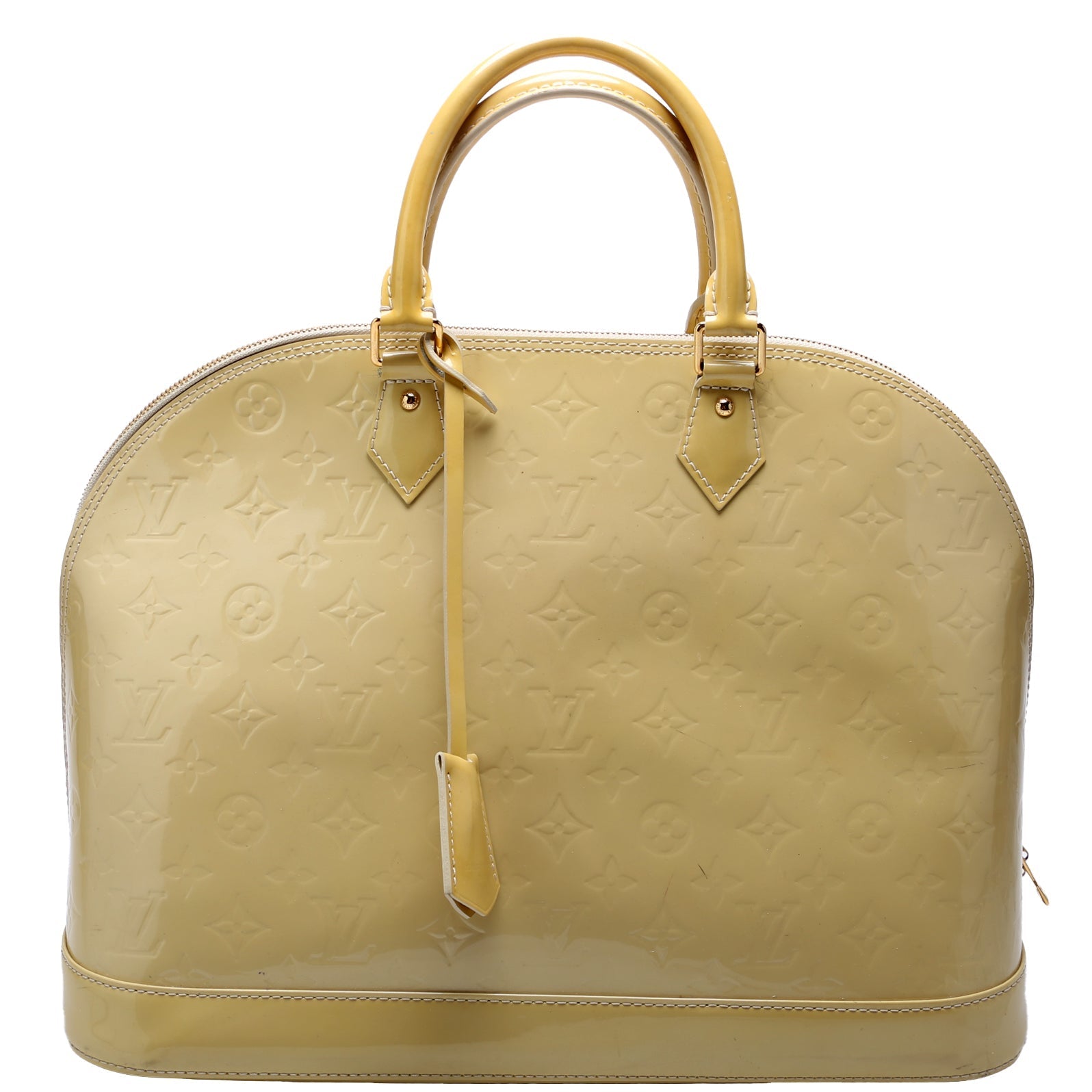 Louis Vuitton Alma GM Vernis Yellow