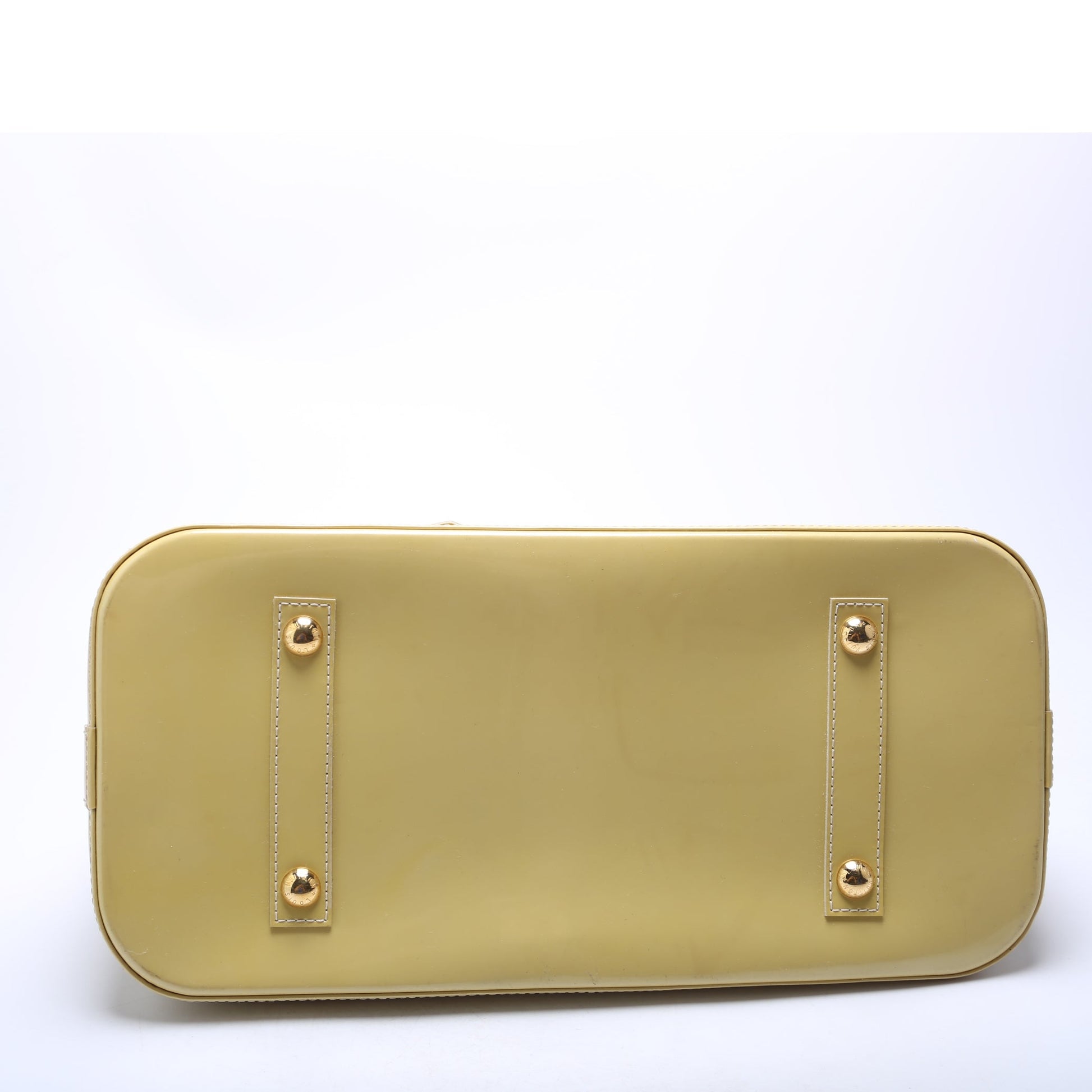 Louis Vuitton Alma GM Vernis Yellow
