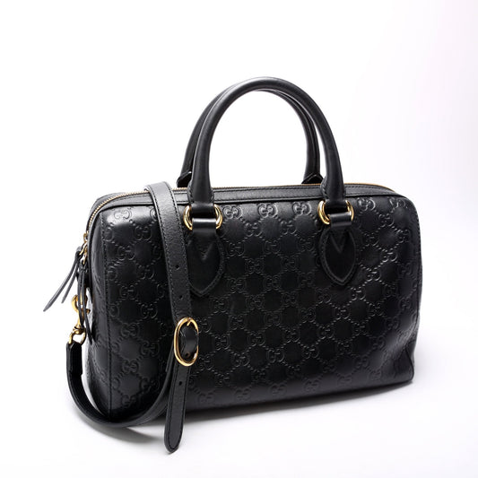 Gucci 453573 ssma Boston Black Bag
