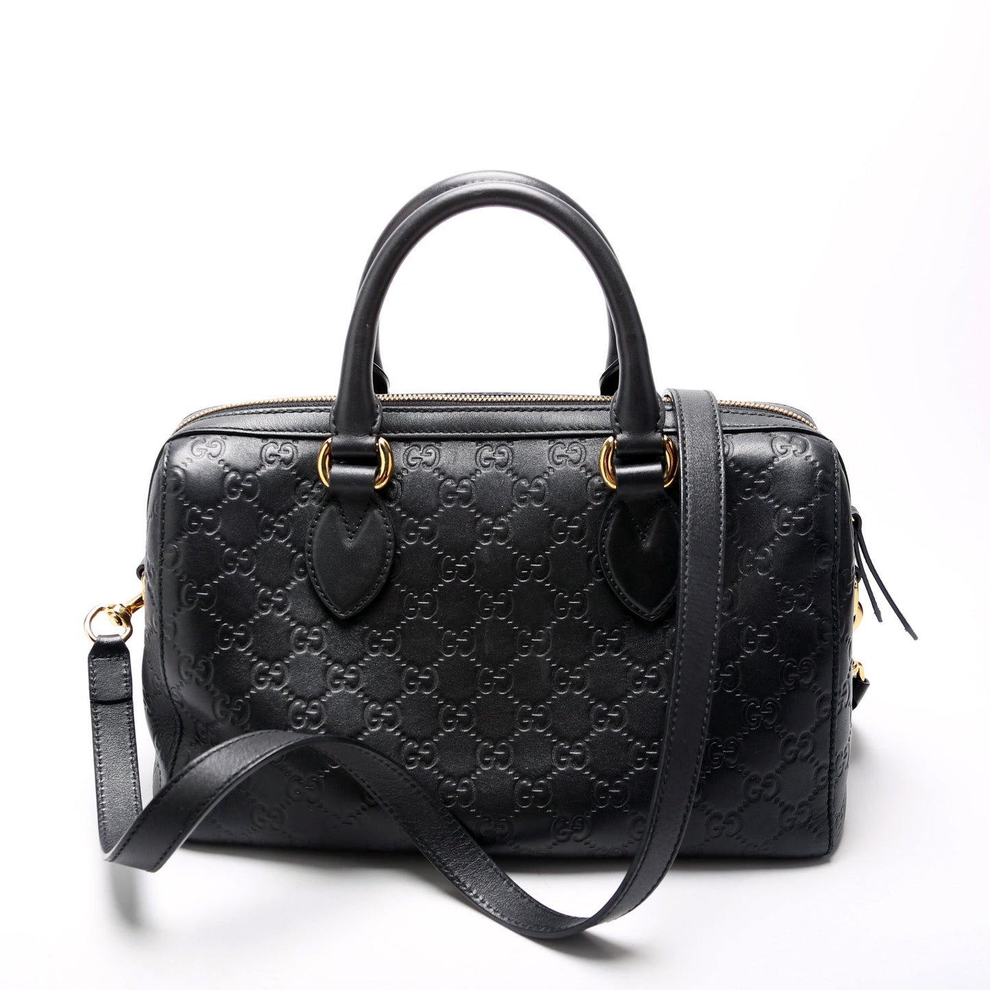 Gucci 453573 ssma Boston Black Bag