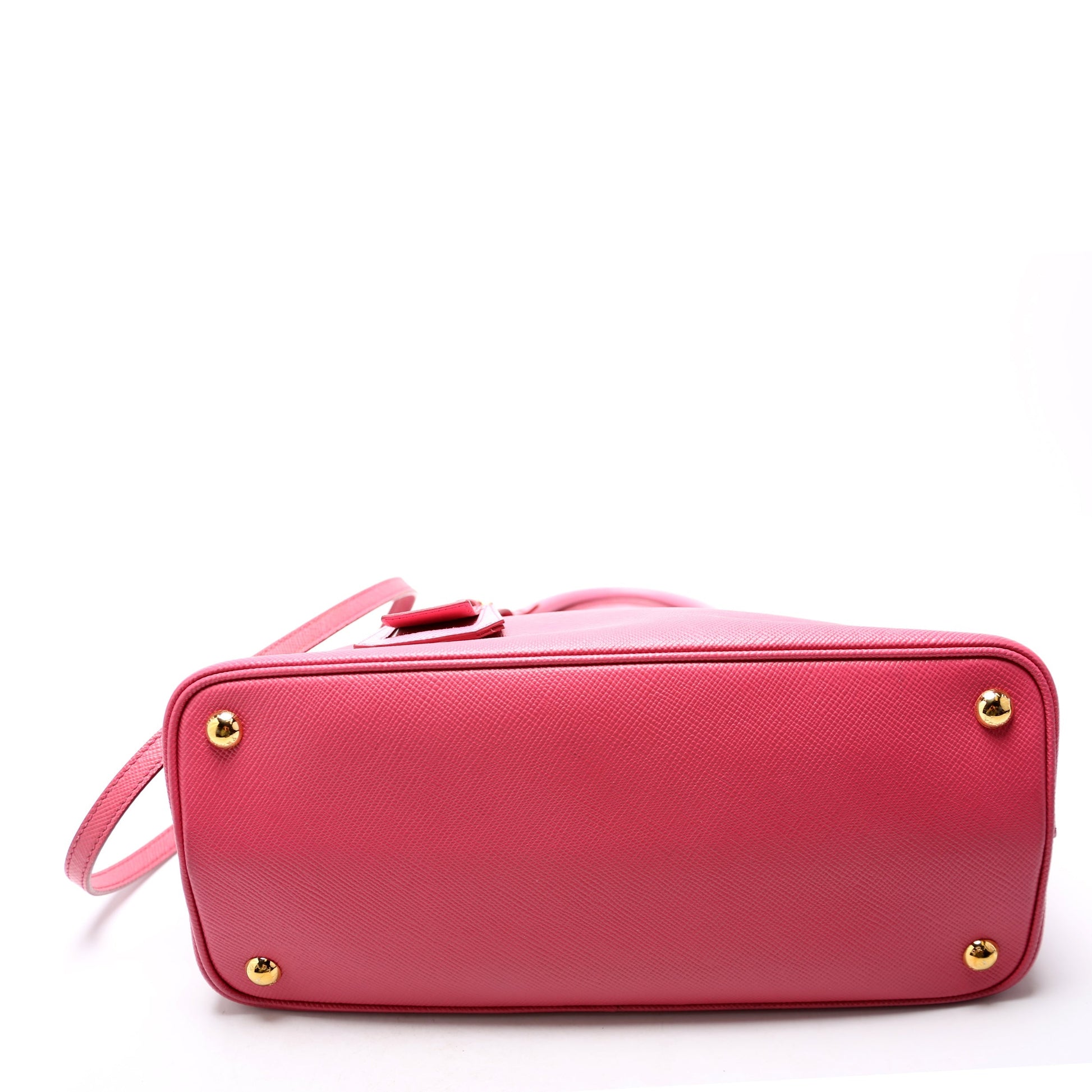 Prada 1BG887 Saffiano Cuir Double Small Pink Bag
