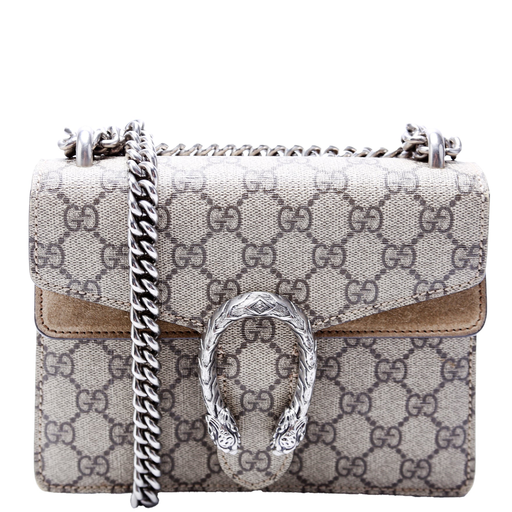 Gucci 421970 Dionysus GG Shoulder Mini Tan Bag