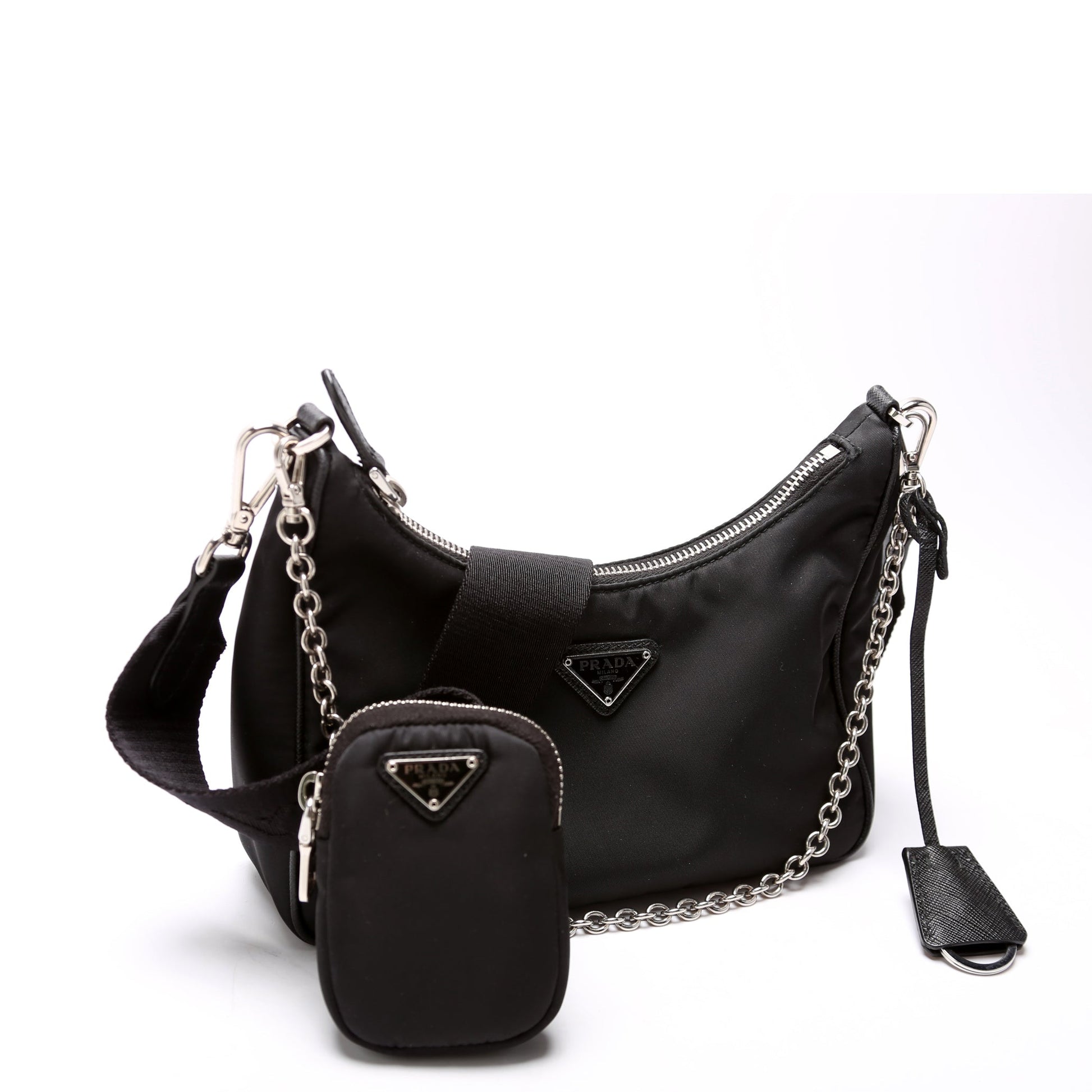 Prada Nylon Re-Edition 2005 Shoulder Black Bag - Style 2
