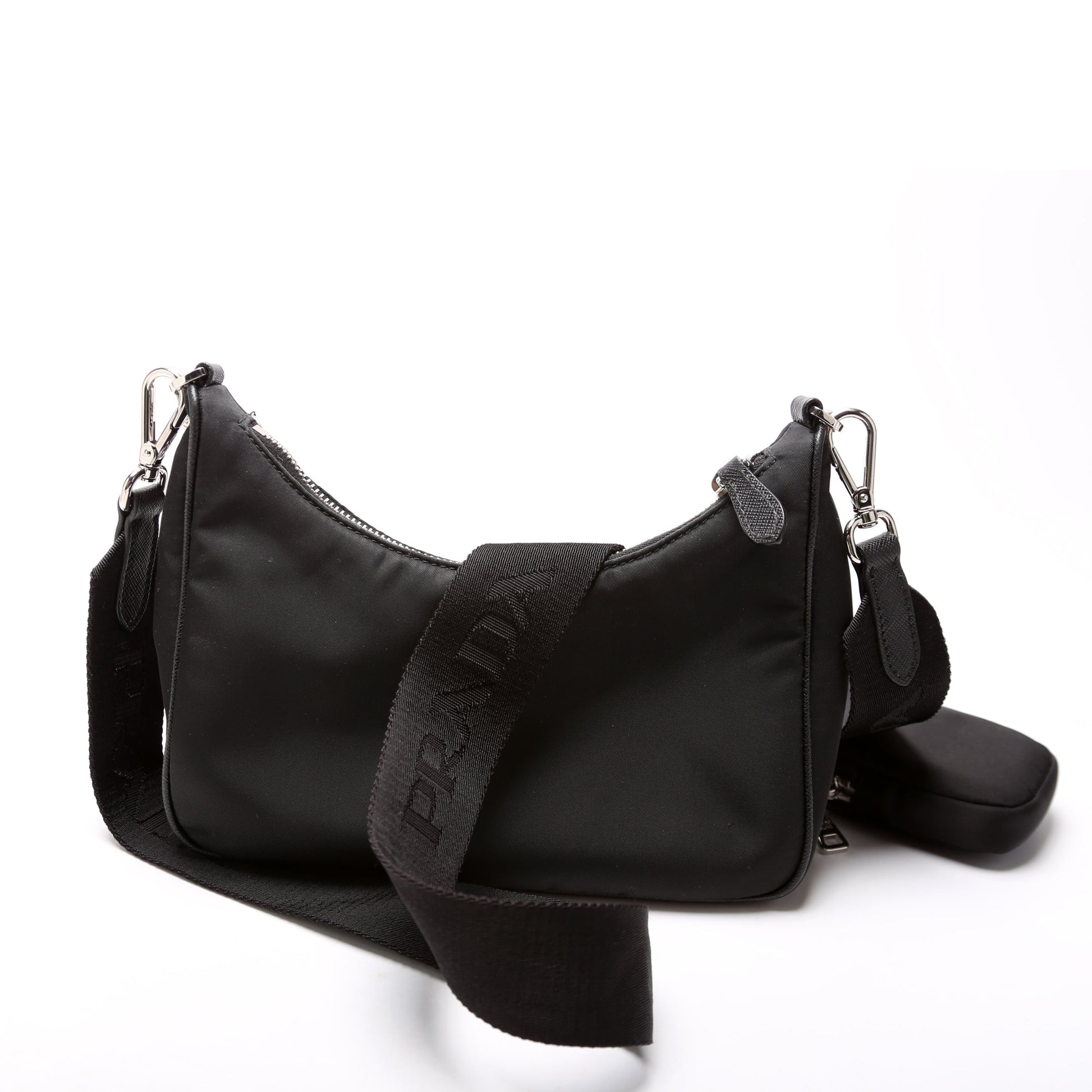 Prada Nylon Re-Edition 2005 Shoulder Black Bag - Style 2