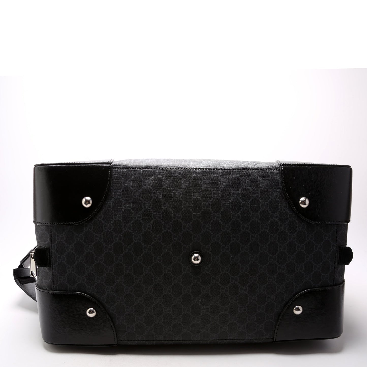 Gucci 696015 GG Supreme Interlocking G Large Duffle Black Bag