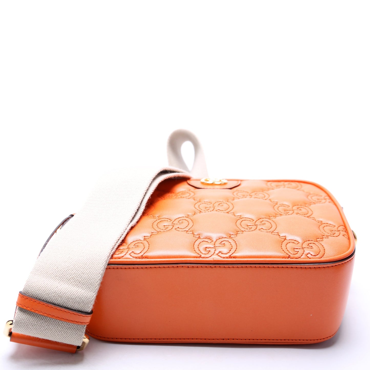 Gucci 702234 GG Matelasse Small Orange Bag