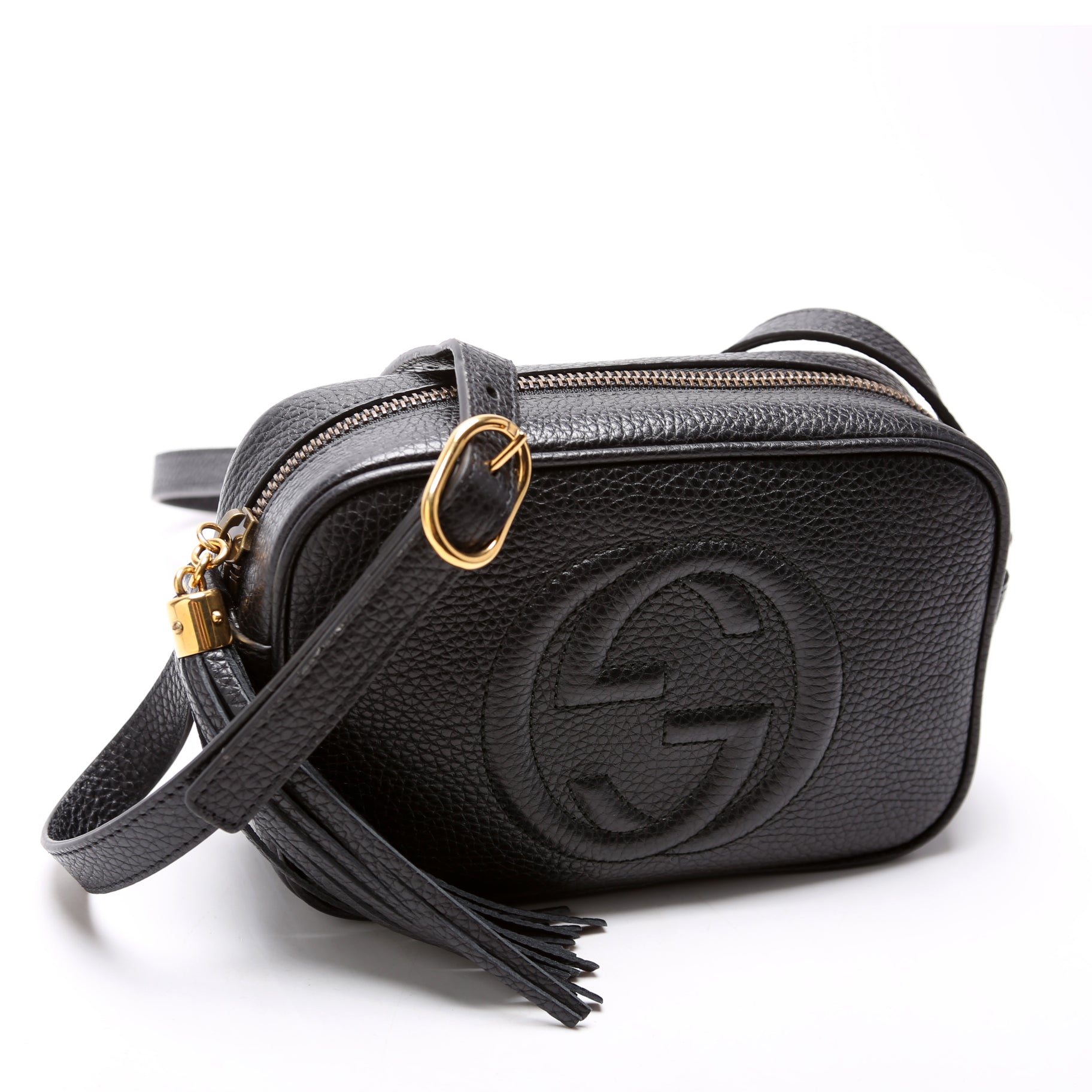 Gucci 347994 Mini Soho Disco Black Bag