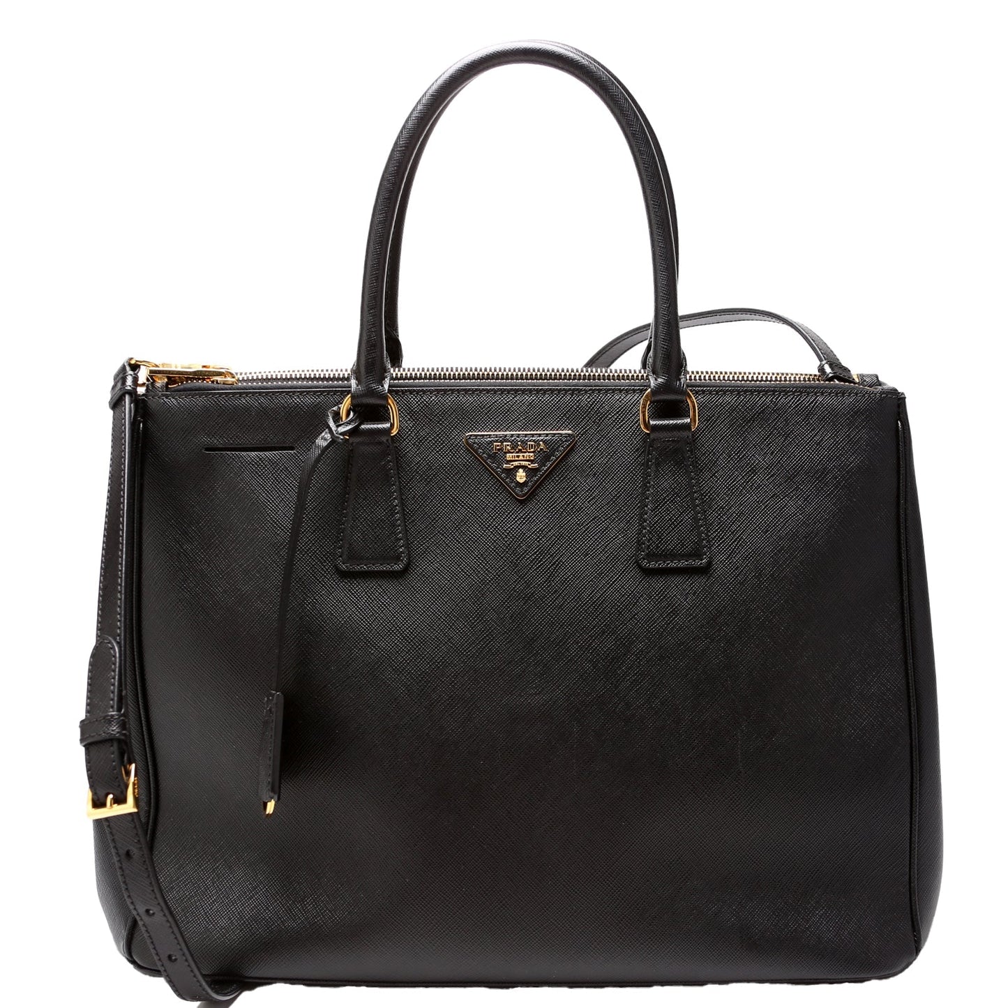 Prada Saffiano Galleria Large Black Bag