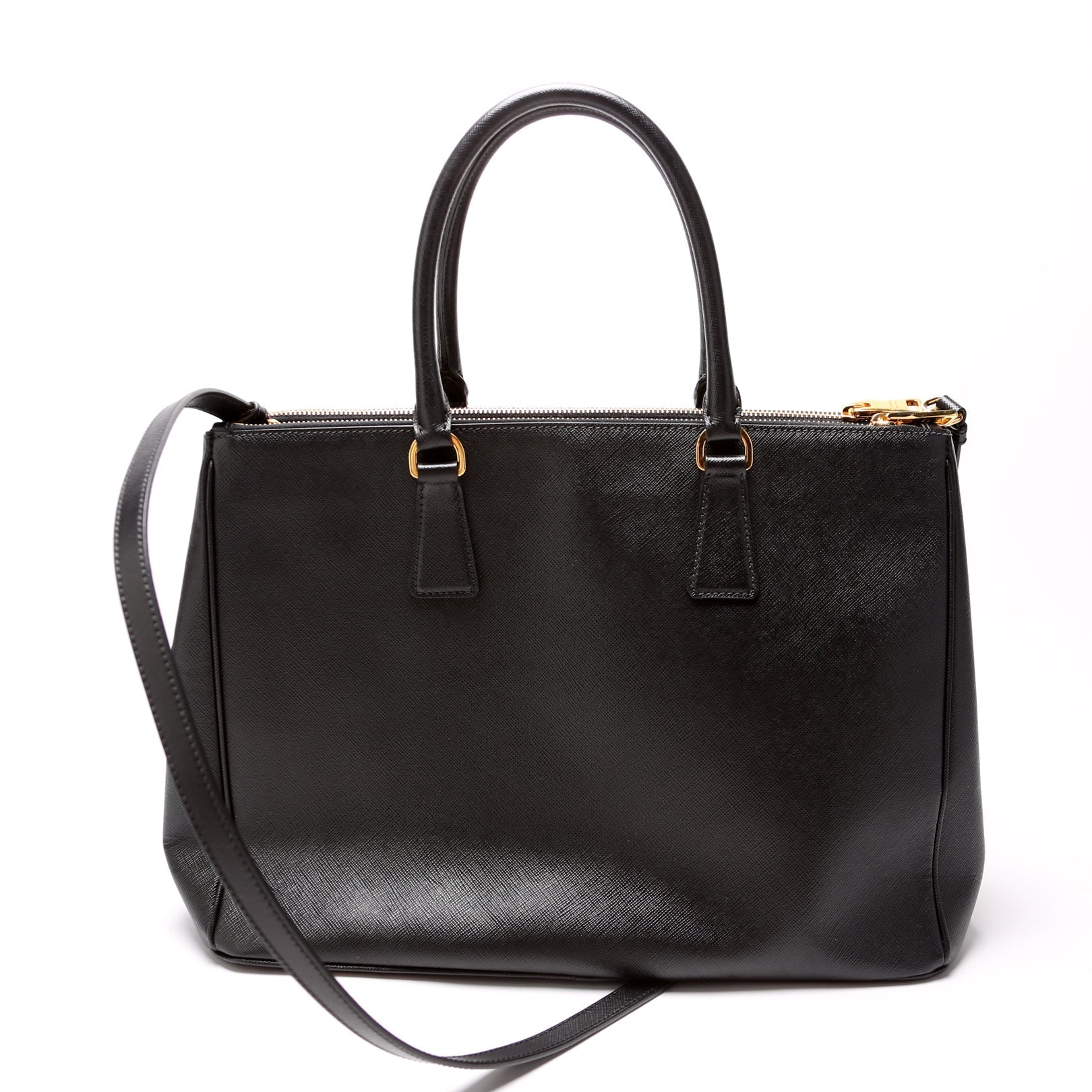 Prada Saffiano Galleria Large Black Bag