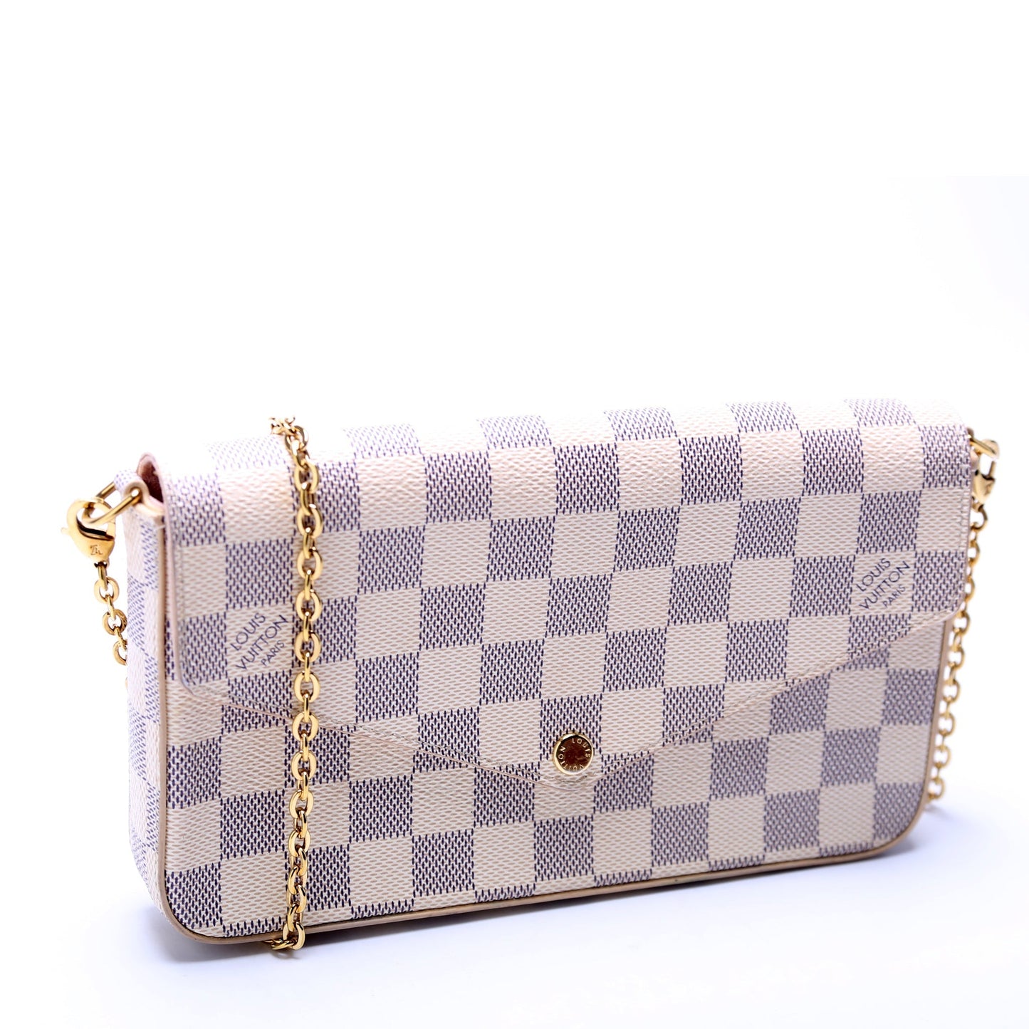 Louis Vuitton Pochette Felicie Damier Azur Pink