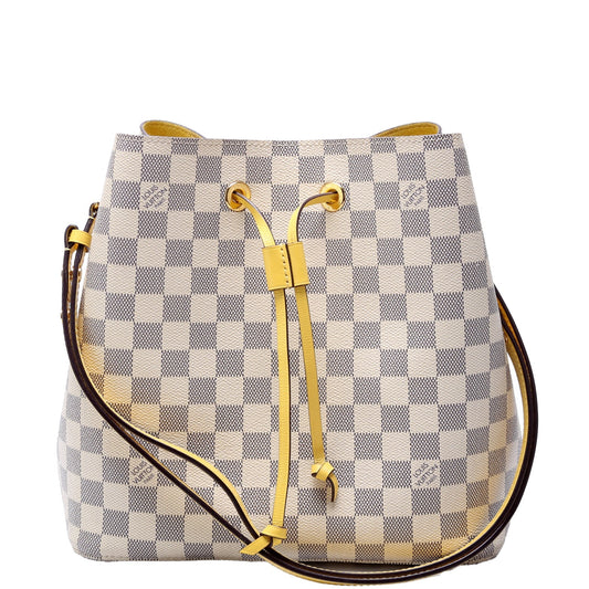 Louis Vuitton Neonoe Damier Azur Yellow