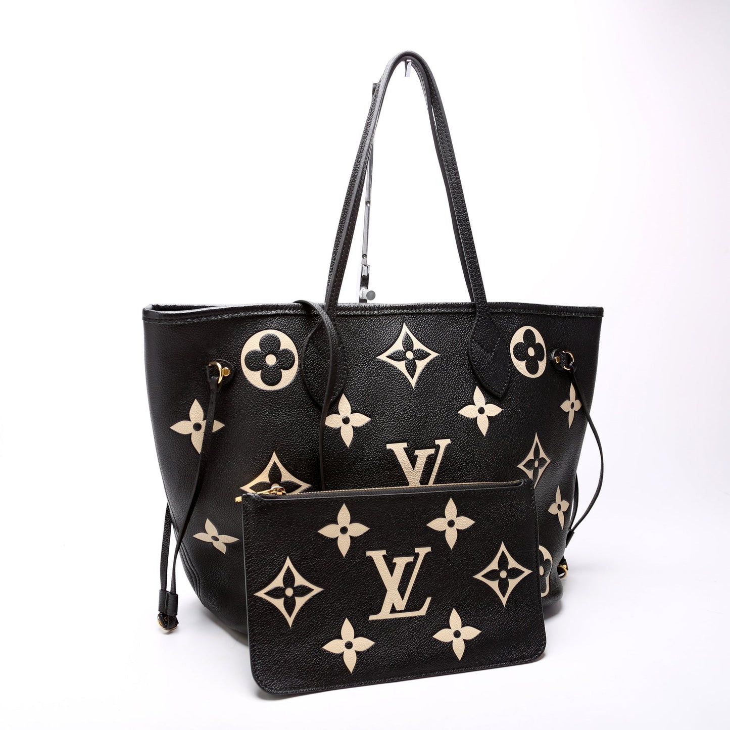 Louis Vuitton Neverfull w/ Wallet MM Bicolor Empreinte