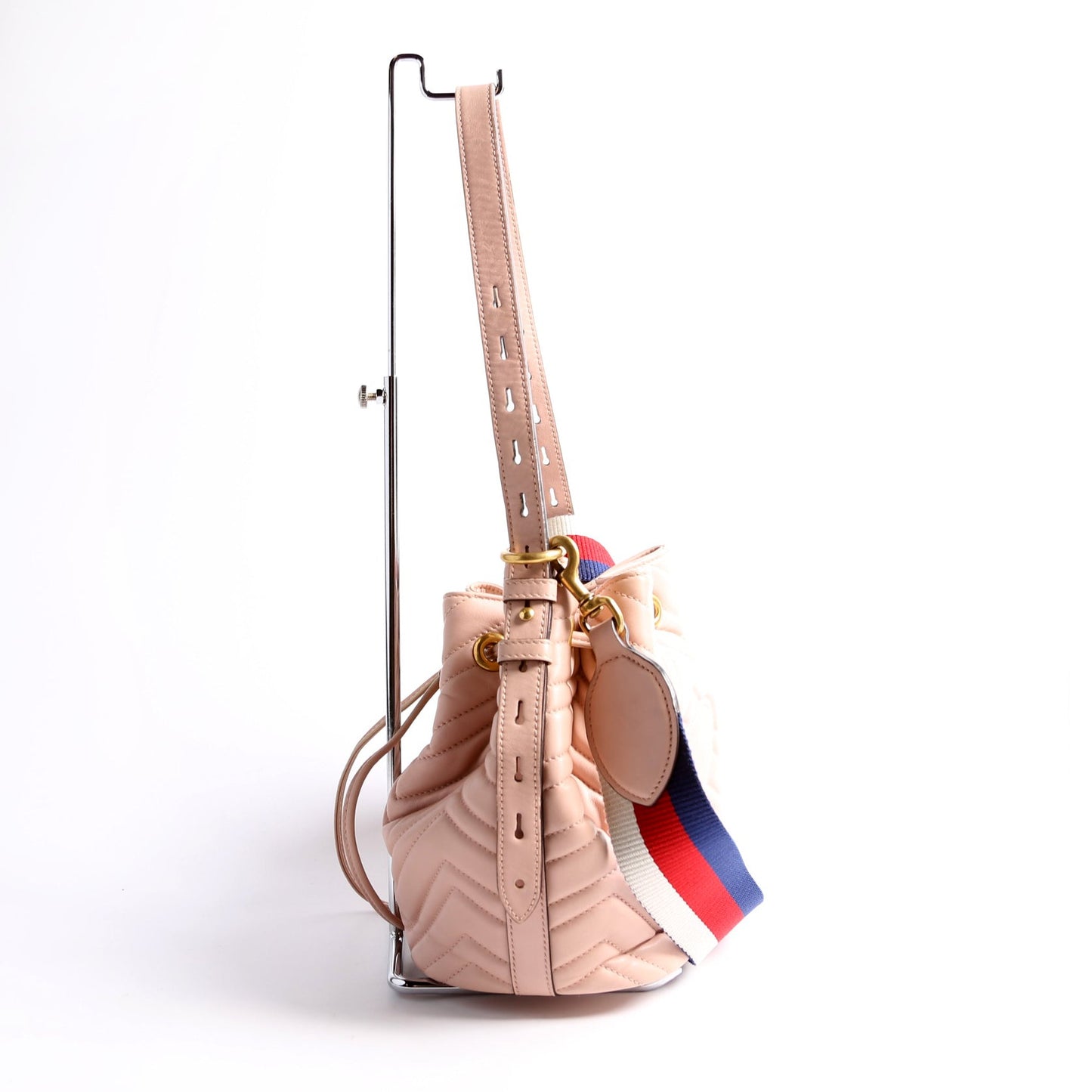 Gucci 476674 GG Marmont Bucket Pink Bag