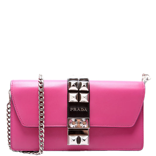 Prada Elektra WOC City Calfskin Pink Bag