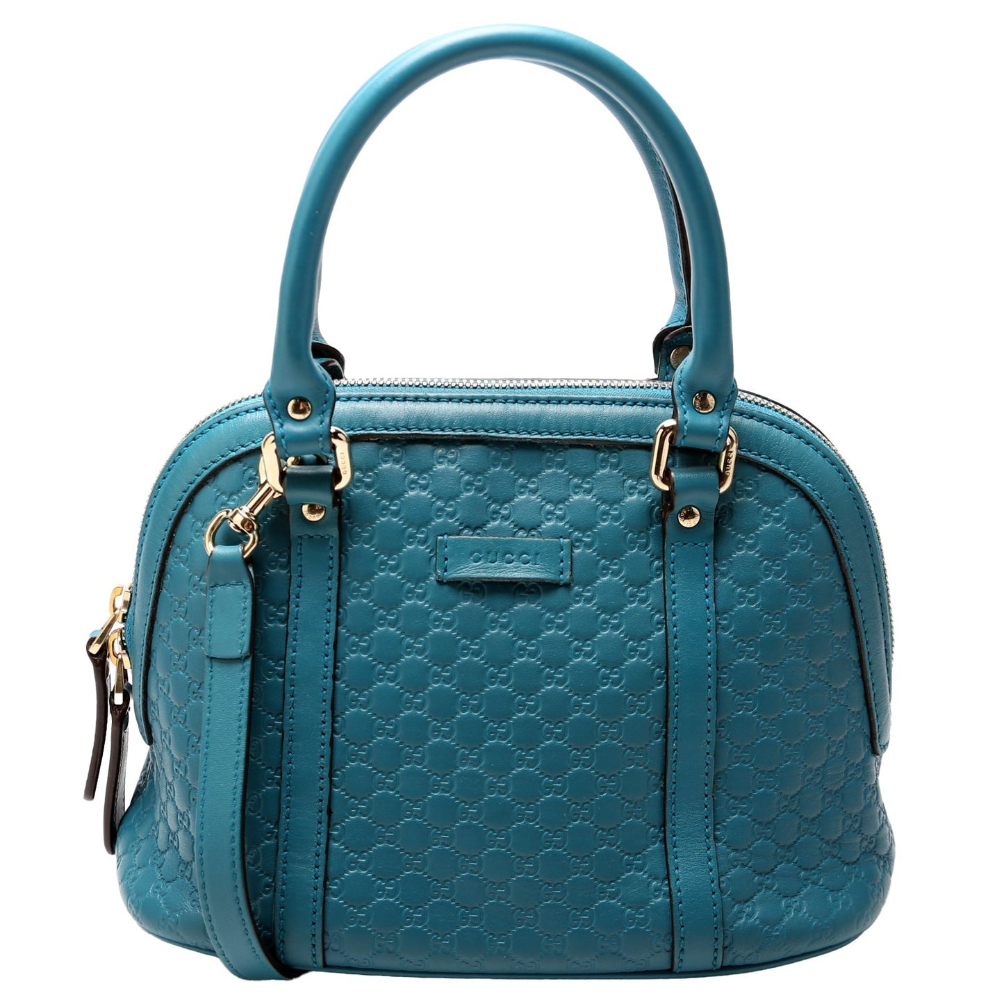 Gucci 449654 Mini Dome Micro Teal Bag