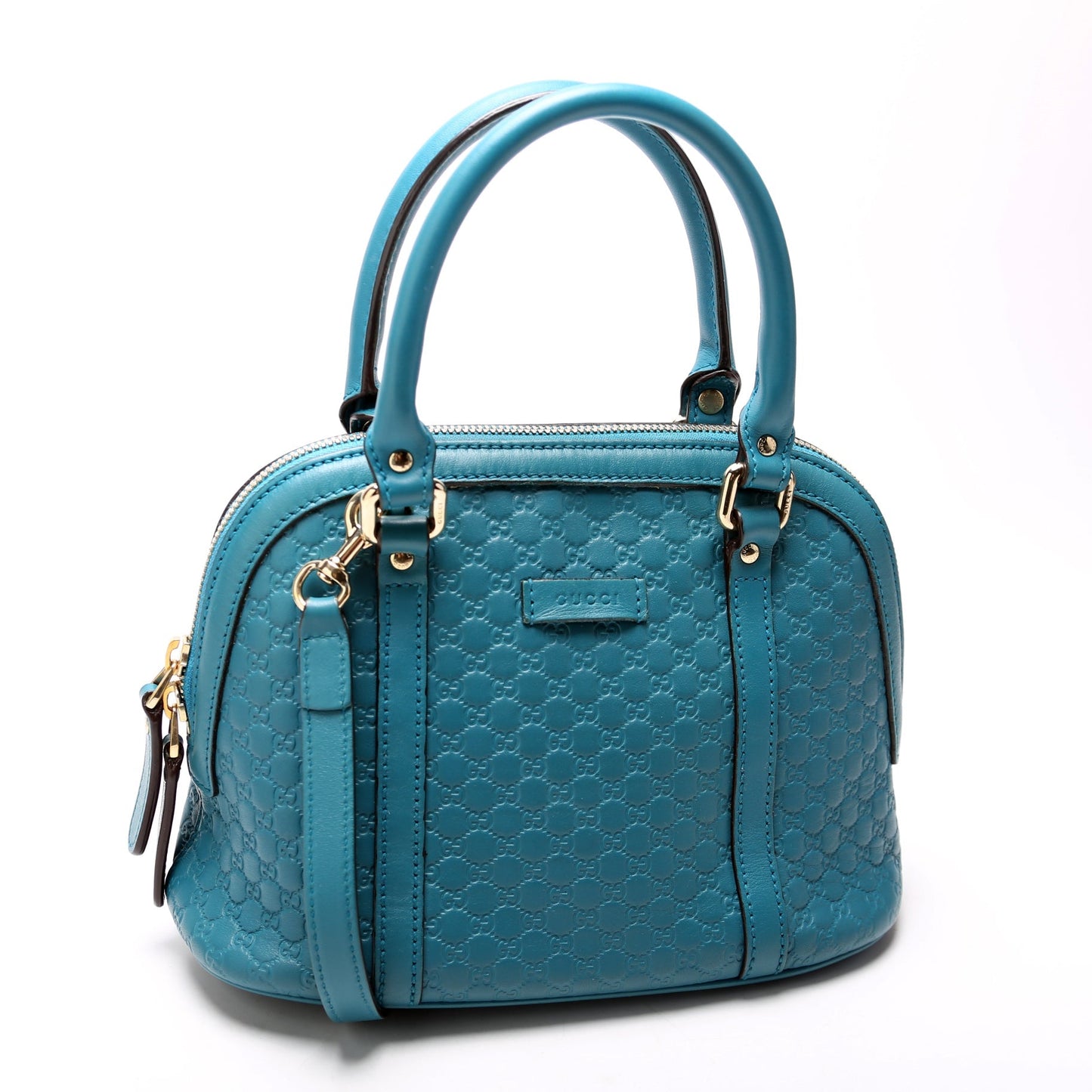 Gucci 449654 Mini Dome Micro Teal Bag