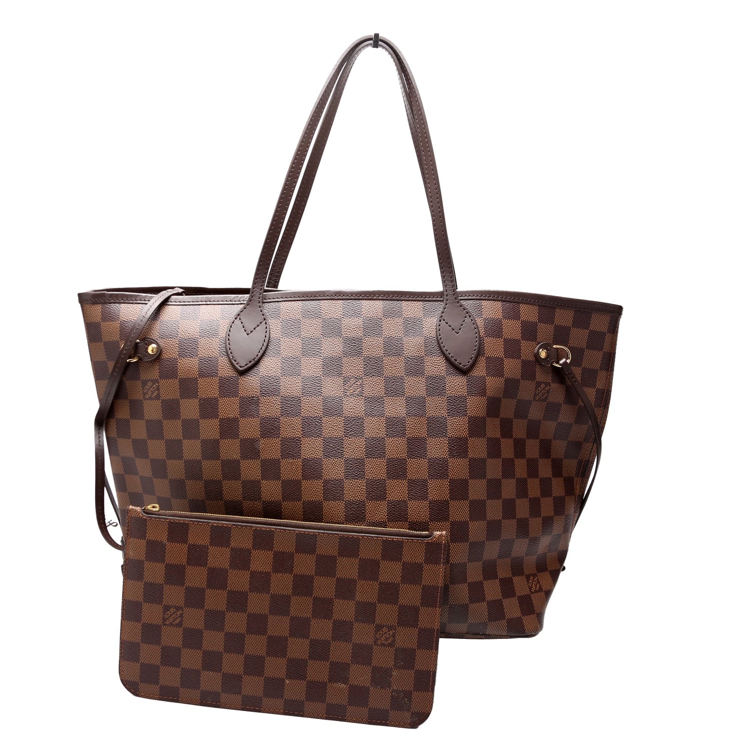 Louis Vuitton Neverfull With Wallet MM Ebene