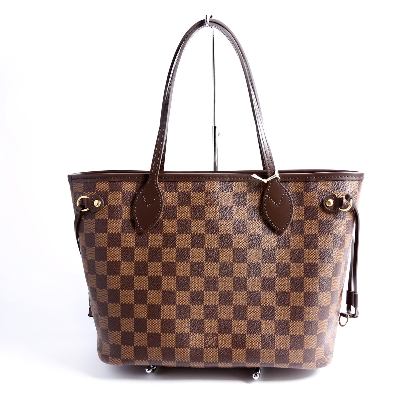 Louis Vuitton Neverfull W/Wallet PM Damier Ebene Red